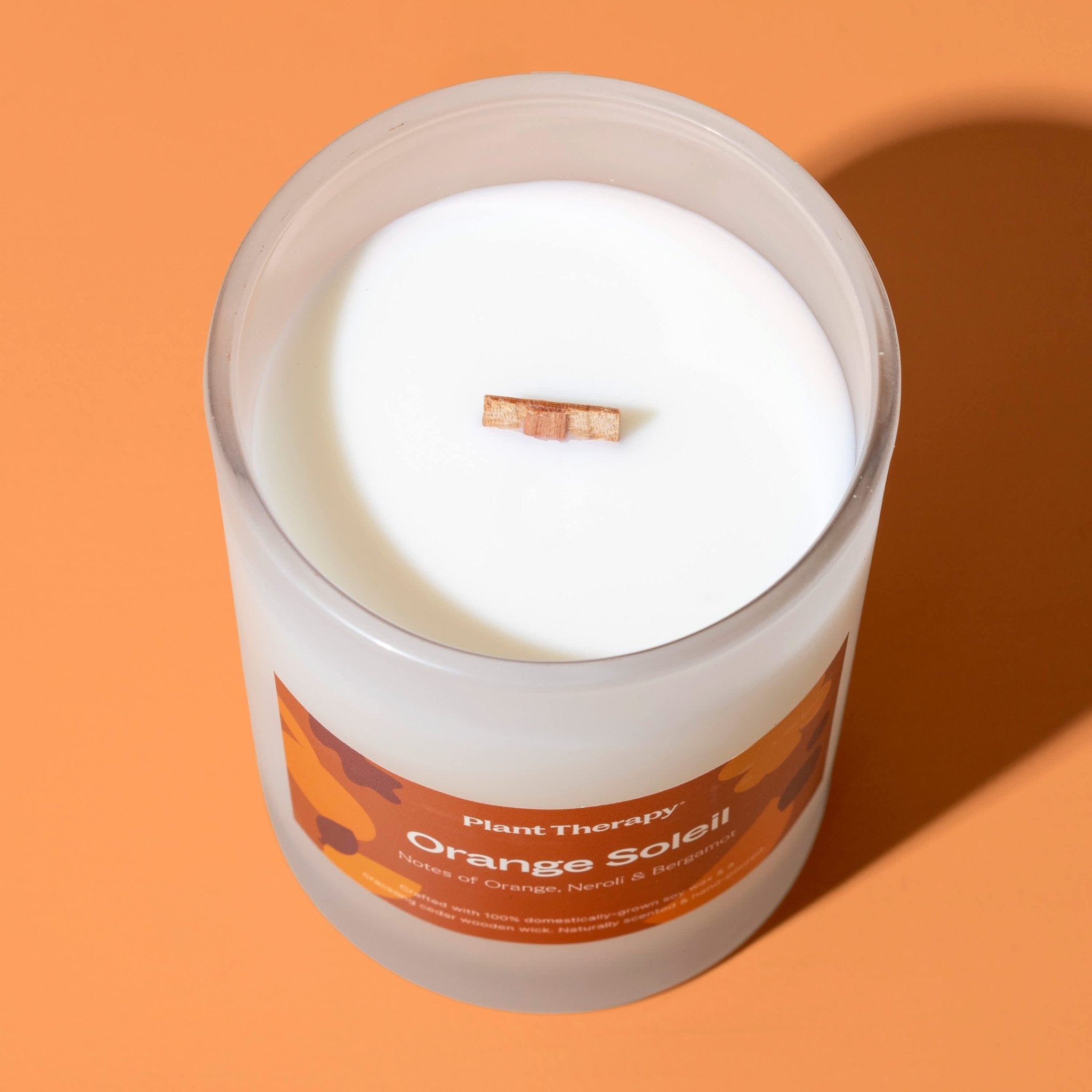 Orange Soleil Naturally Scented Candle Plant Therapy