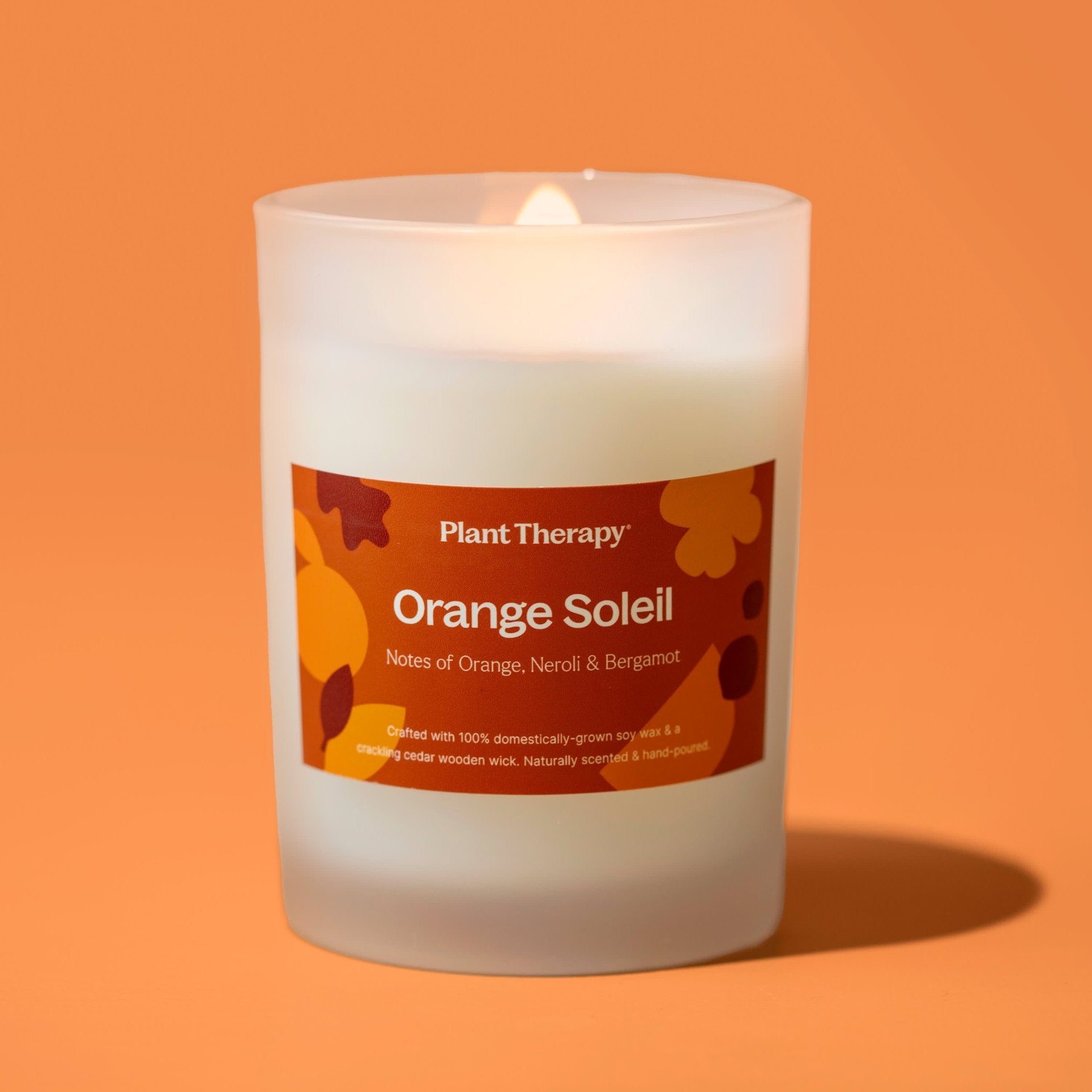 Orange Soleil Naturally Scented Candle Plant Therapy