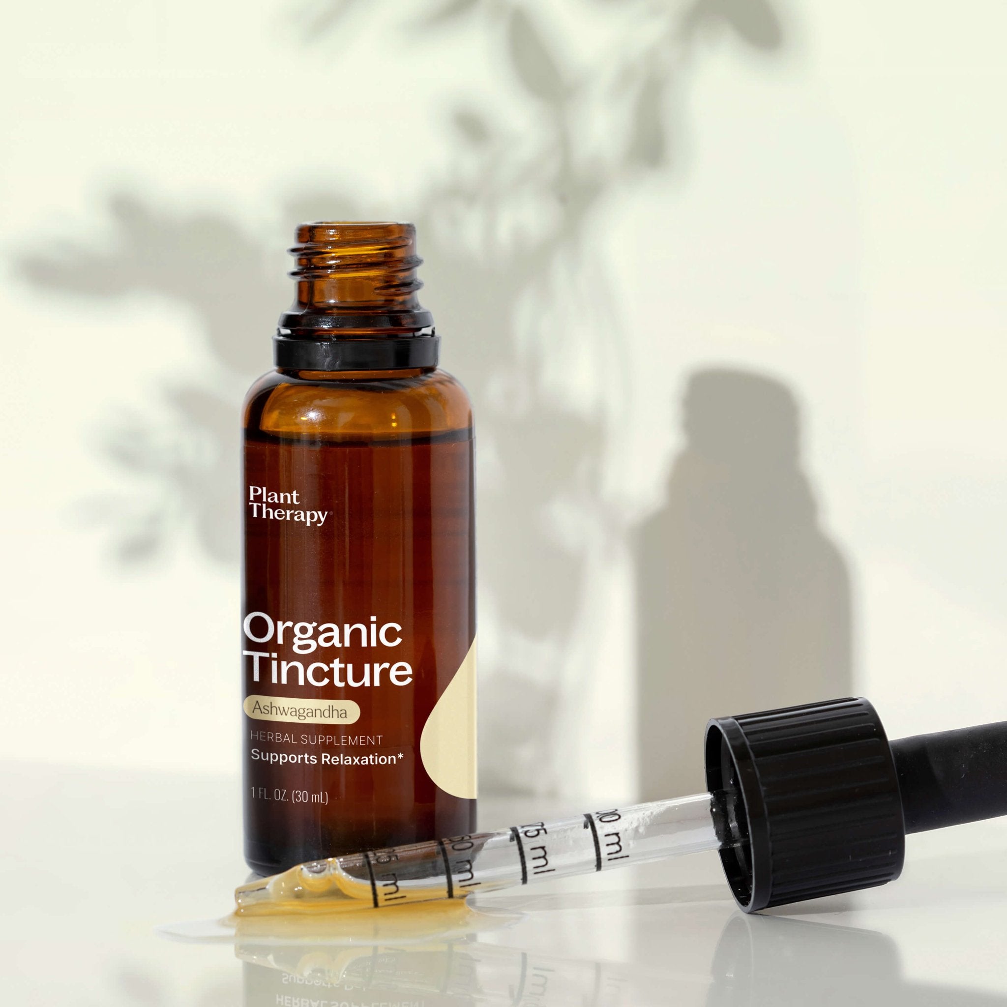 Organic Ashwagandha Herbal Tincture Plant Therapy