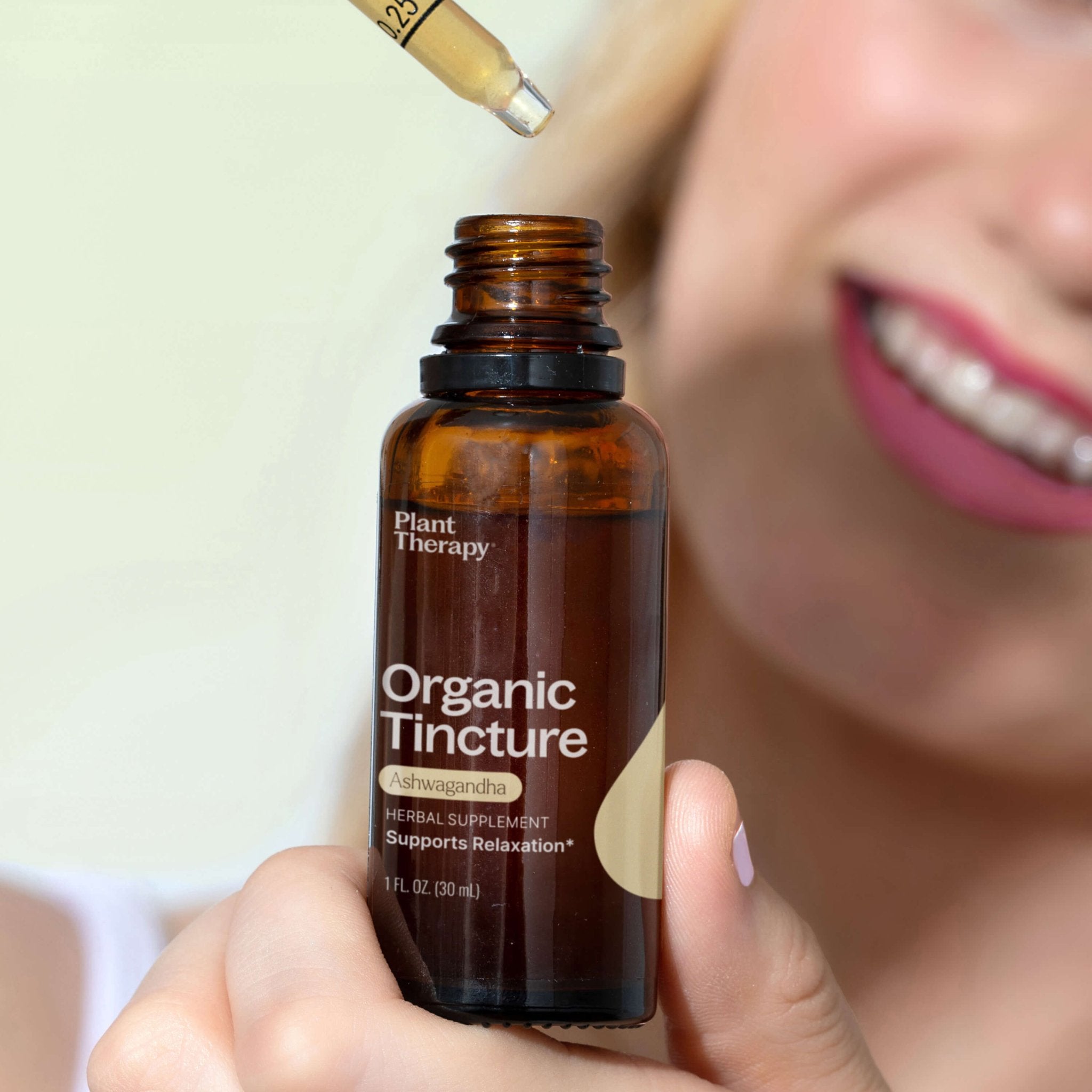 Organic Ashwagandha Herbal Tincture Plant Therapy