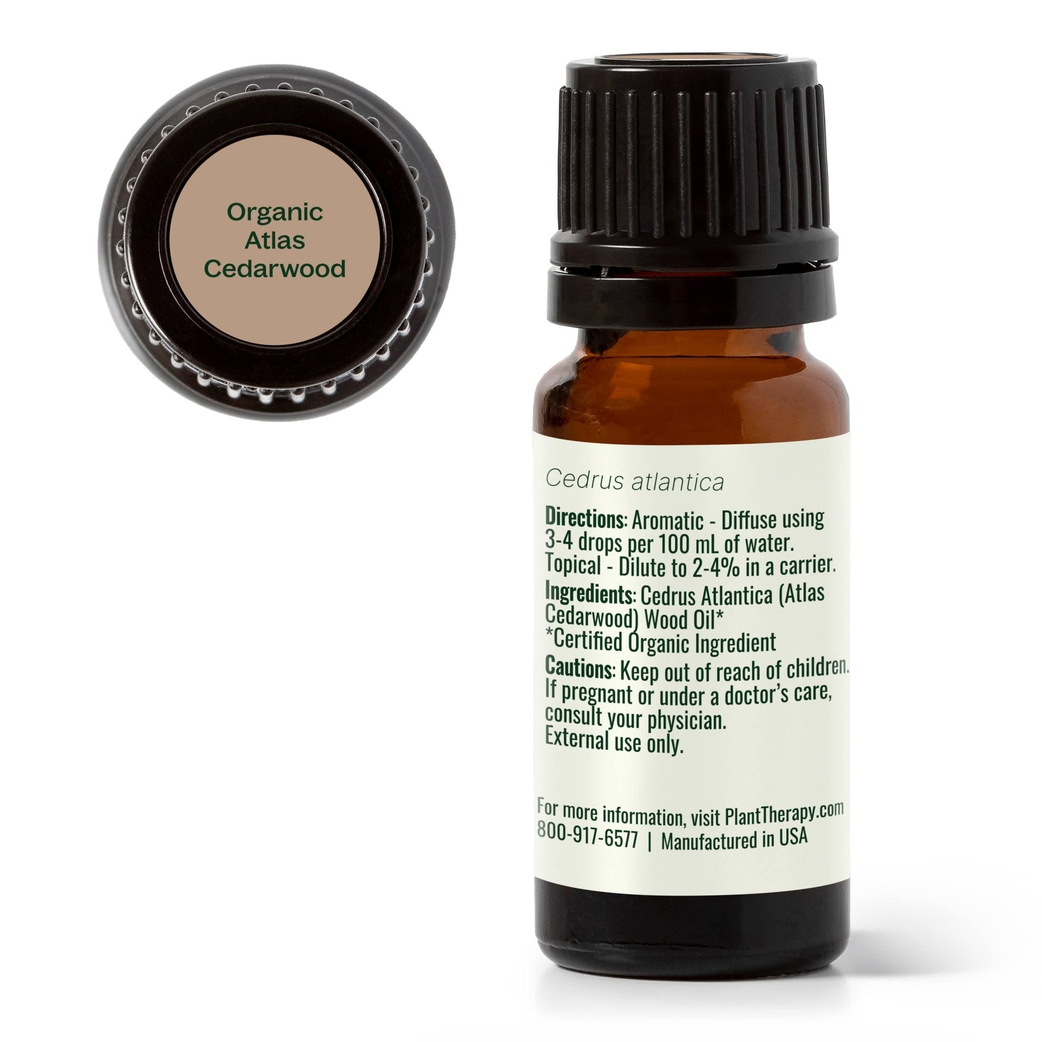 Organic Atlas Cedarwood Essential Oil Plant Therapy