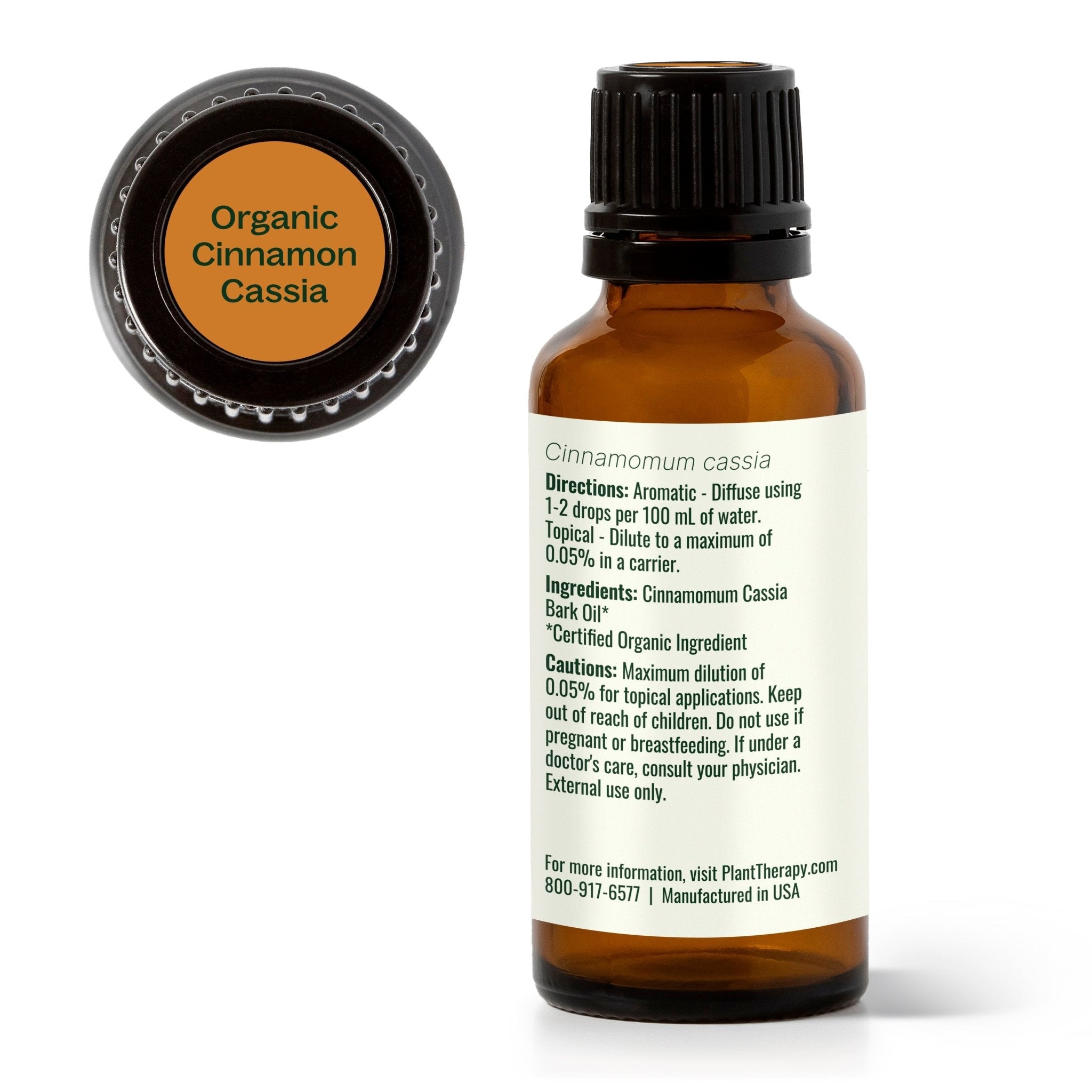 Organic Cinnamon Cassia Essential Oil Plant Therapy