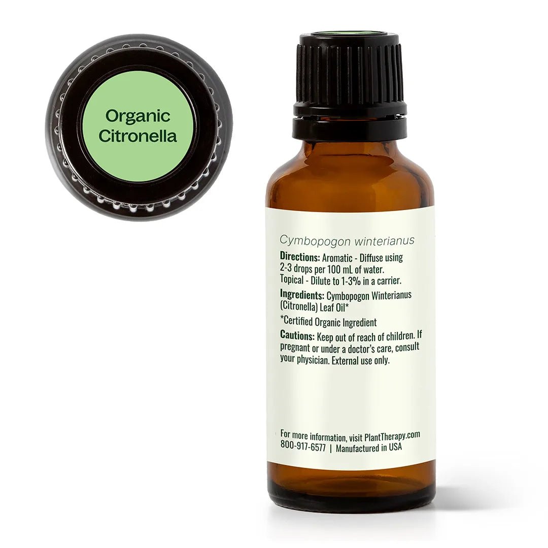 Organic Citronella Essential Oil Plant Therapy