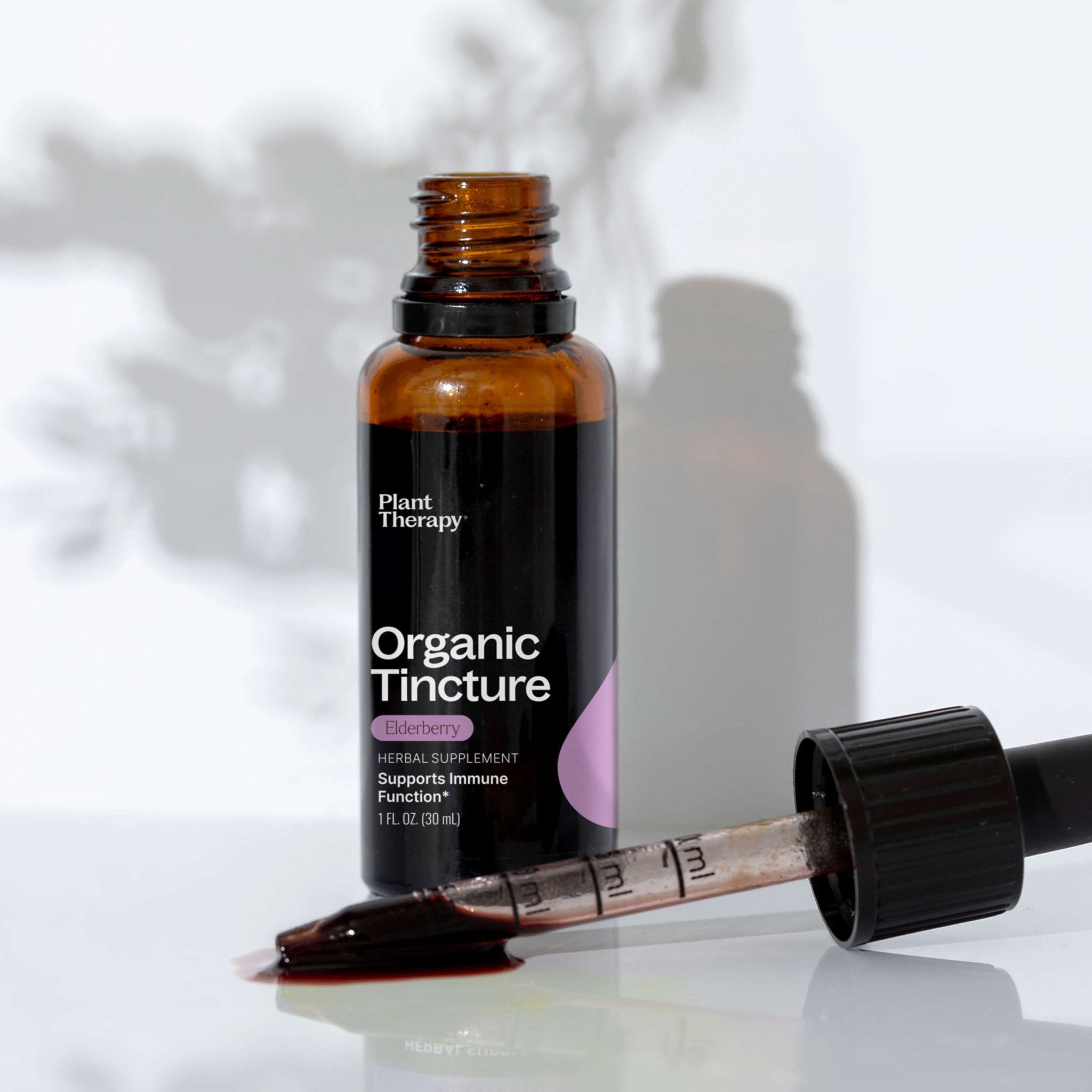 Organic Elderberry Herbal Tincture Plant Therapy