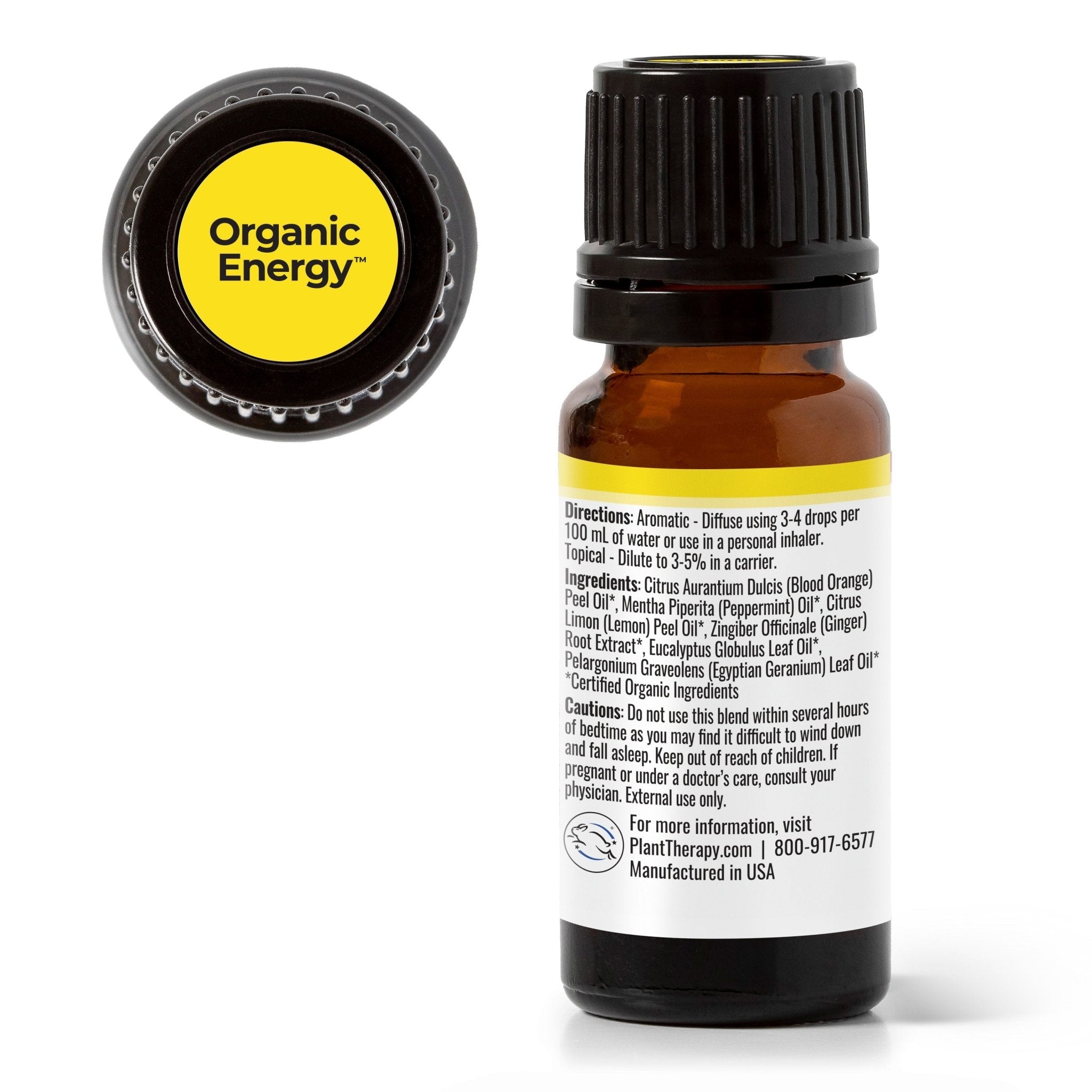Organic Energy Essential Oil Blend Plant Therapy