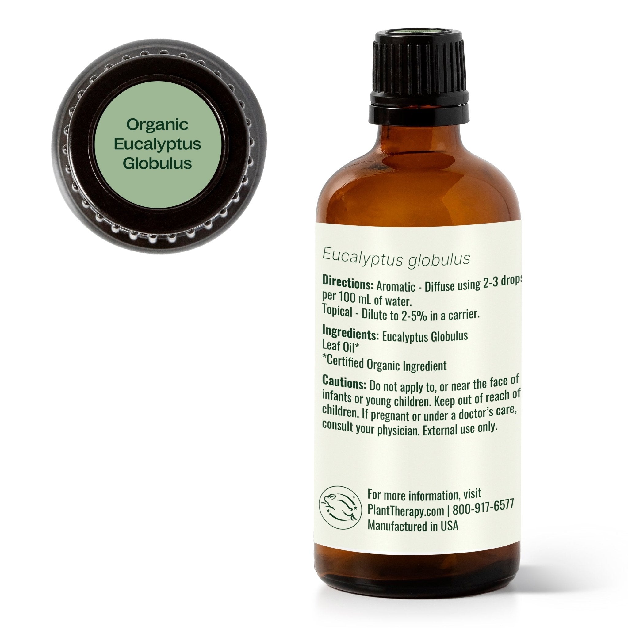 Organic Eucalyptus Globulus Essential Oil Plant Therapy