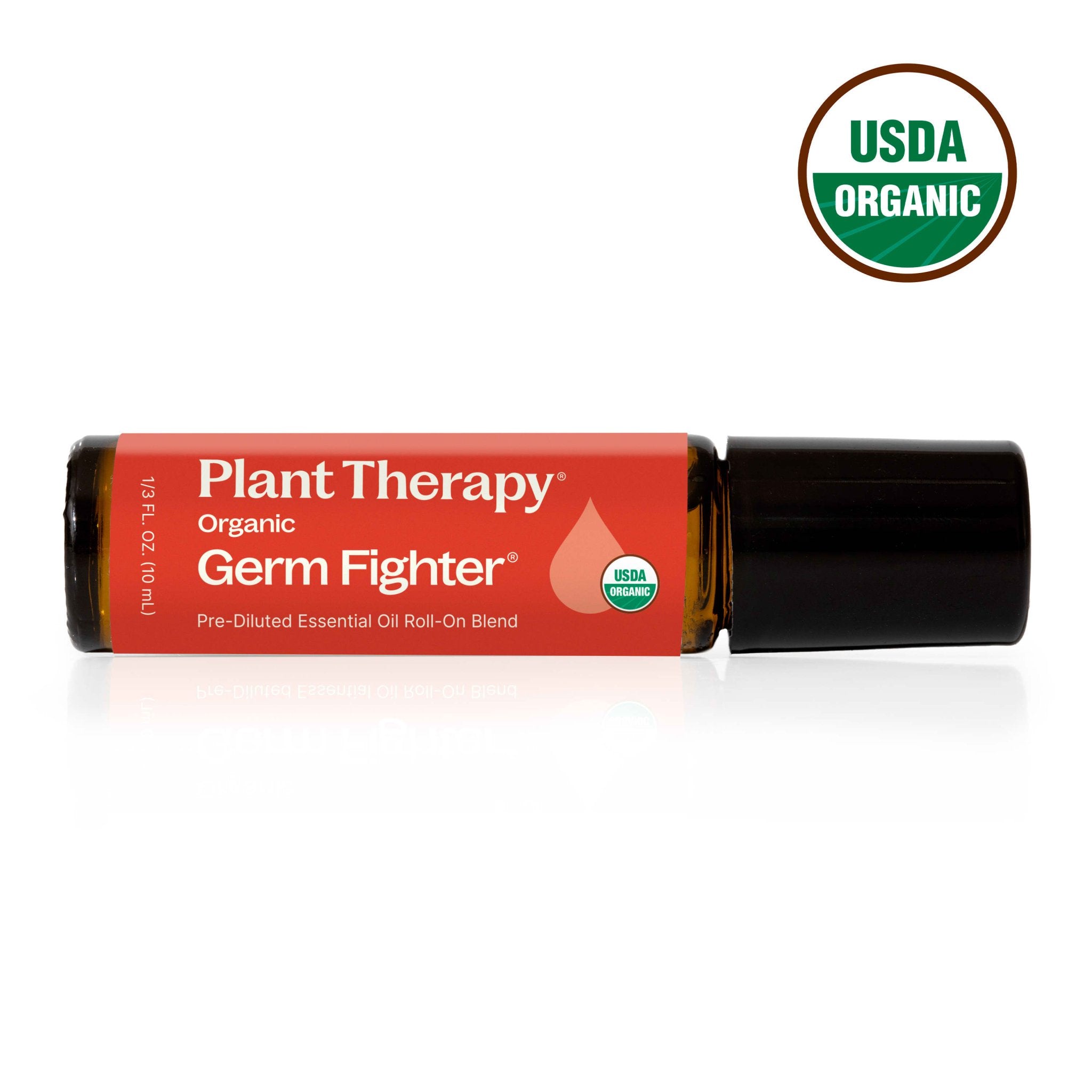 Organic Germ Fighter®️ Essential Oil Blend Pre - Diluted Roll - On Plant Therapy