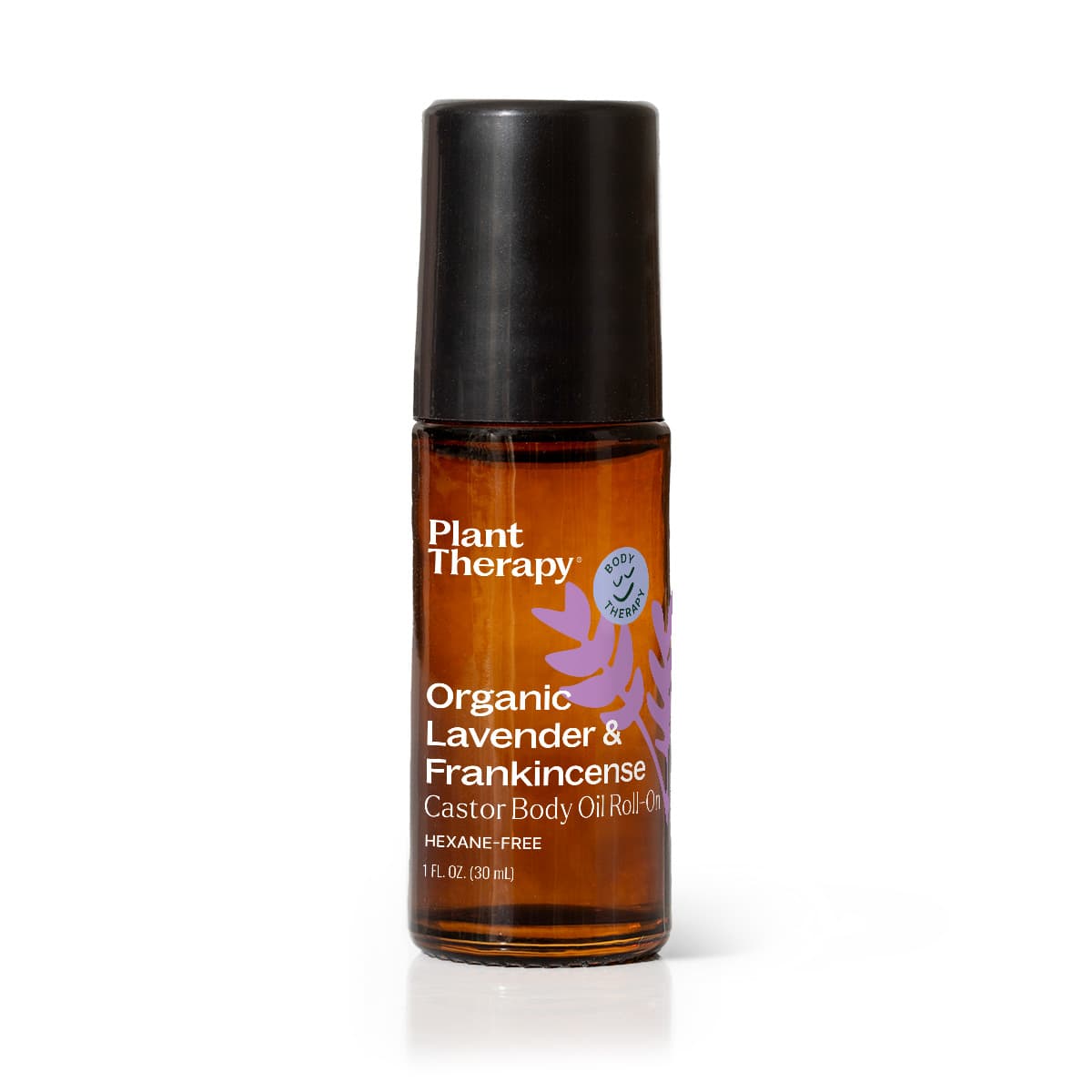 Organic Lavender & Frankincense Castor Body Oil Roll - On 30 mL Plant Therapy