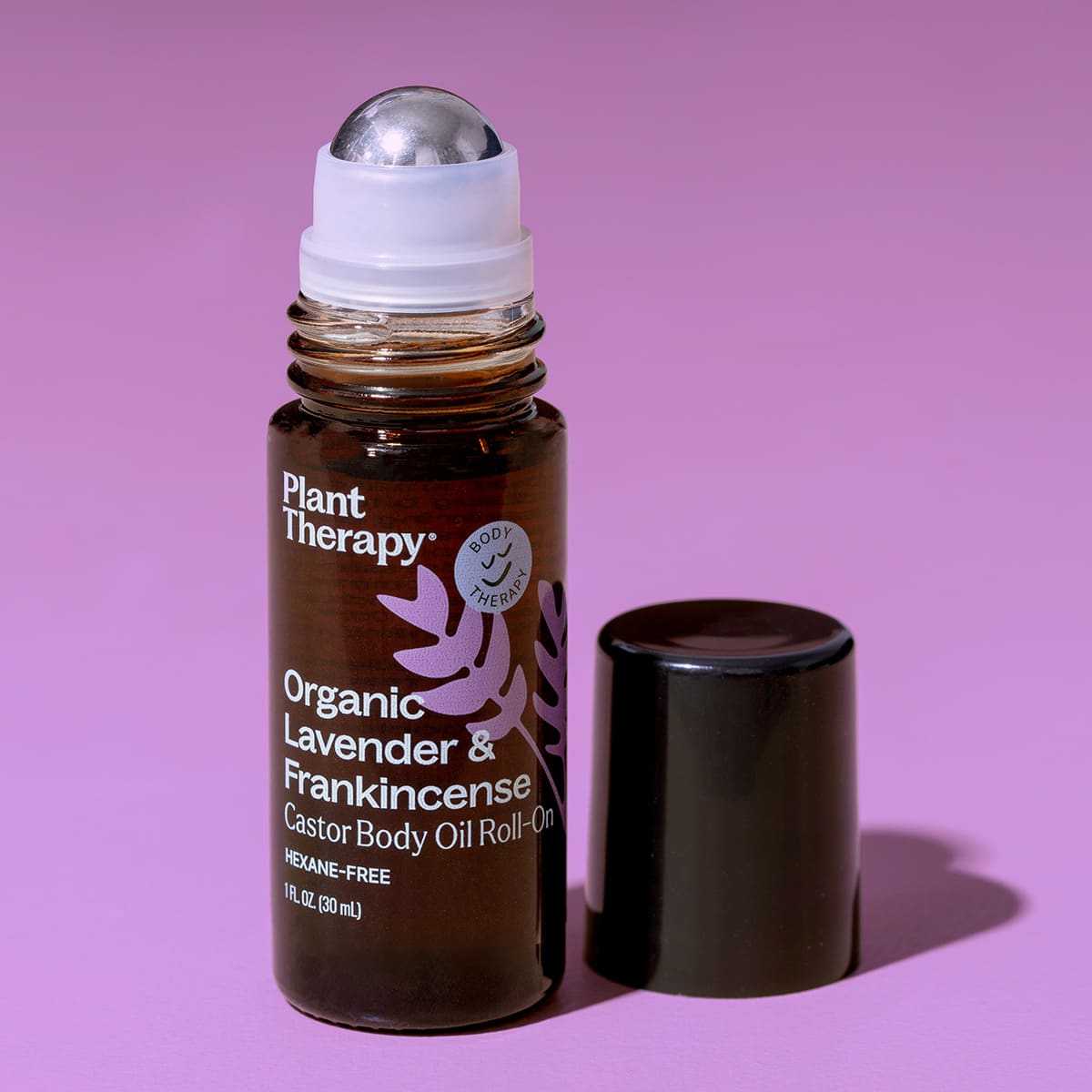 Organic Lavender & Frankincense Castor Body Oil Roll - On 30 mL Plant Therapy