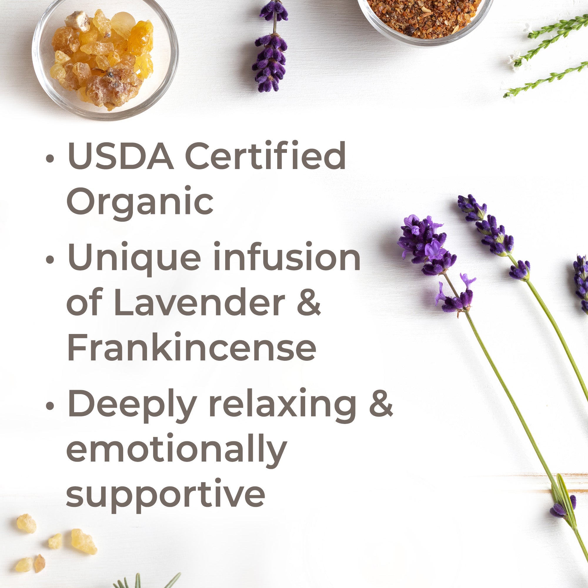 Organic Lavender Infused Frankincense Essential Oil Infusion Plant Therapy