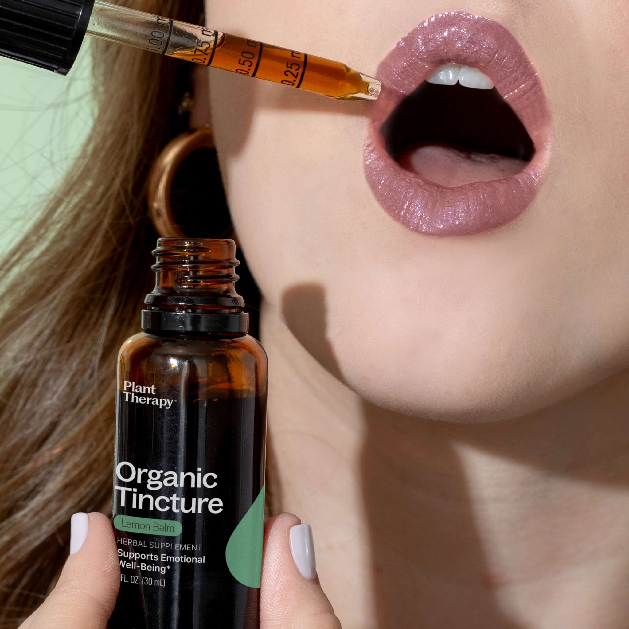 Organic Lemon Balm Herbal Tincture Plant Therapy