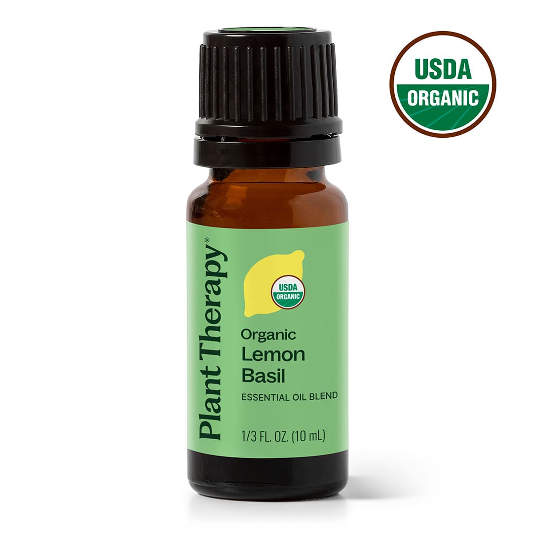 Organic Lemon Basil Essential Oil Blend Plant Therapy