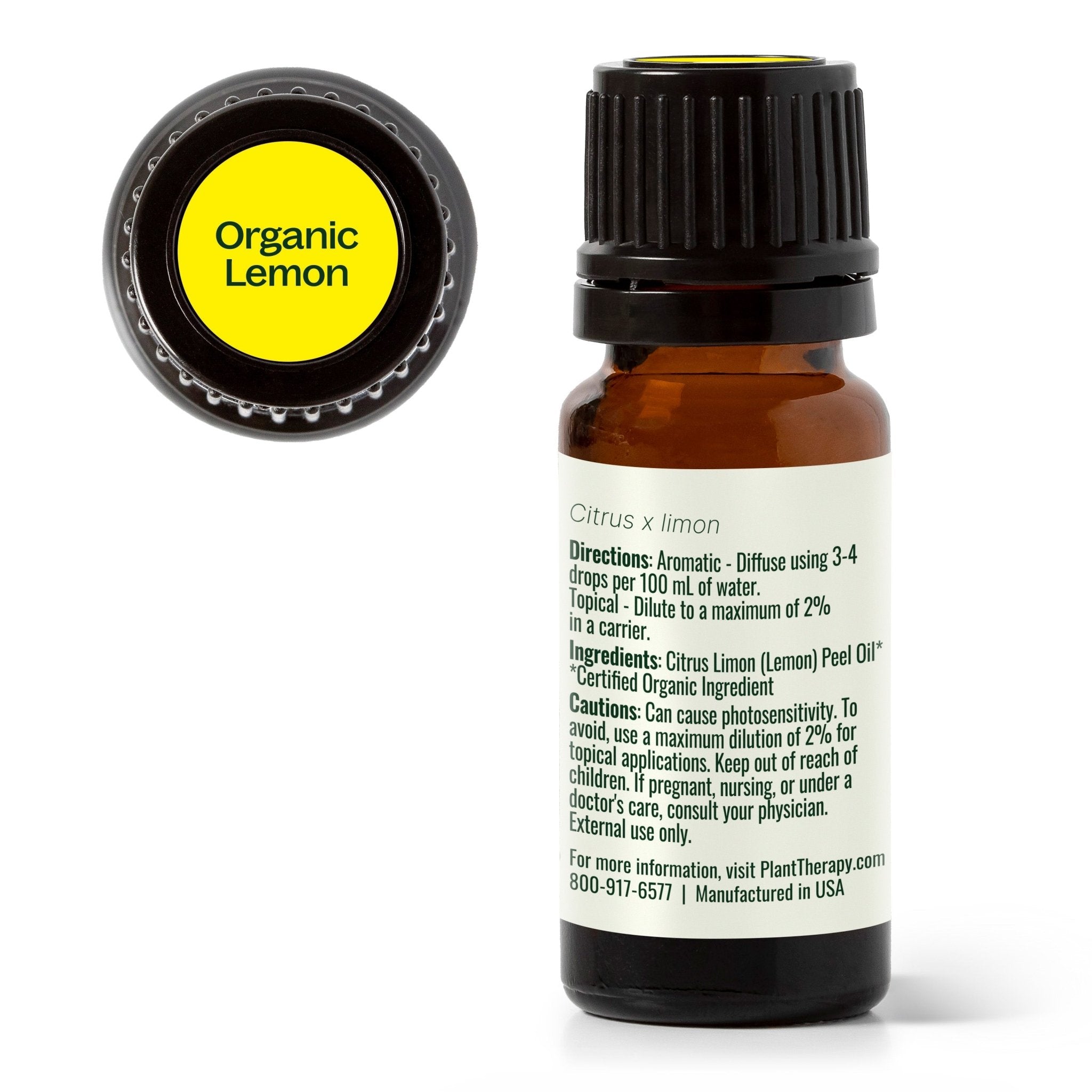 Organic Lemon Essential Oil Plant Therapy