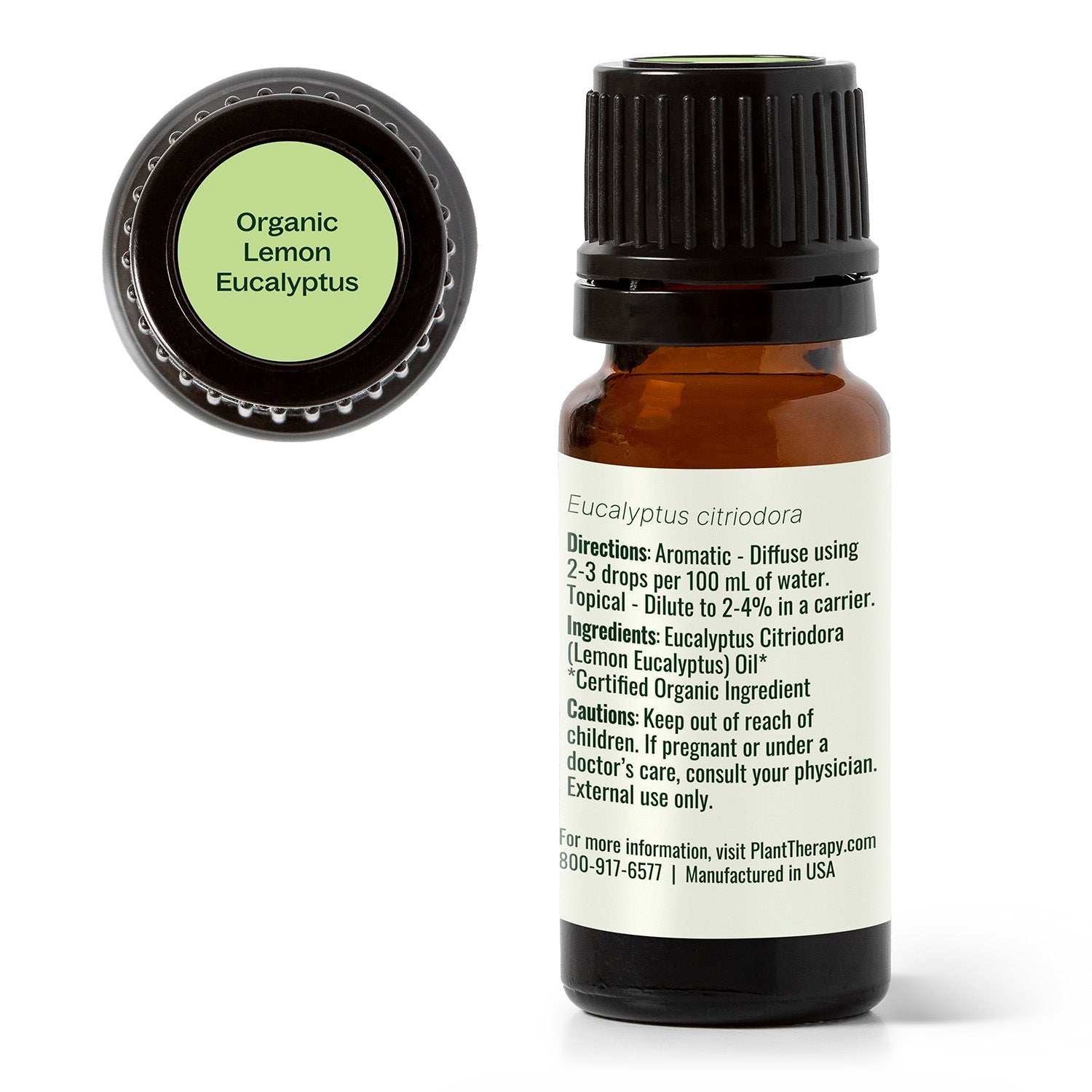 Organic Lemon Eucalyptus Essential Oil Plant Therapy