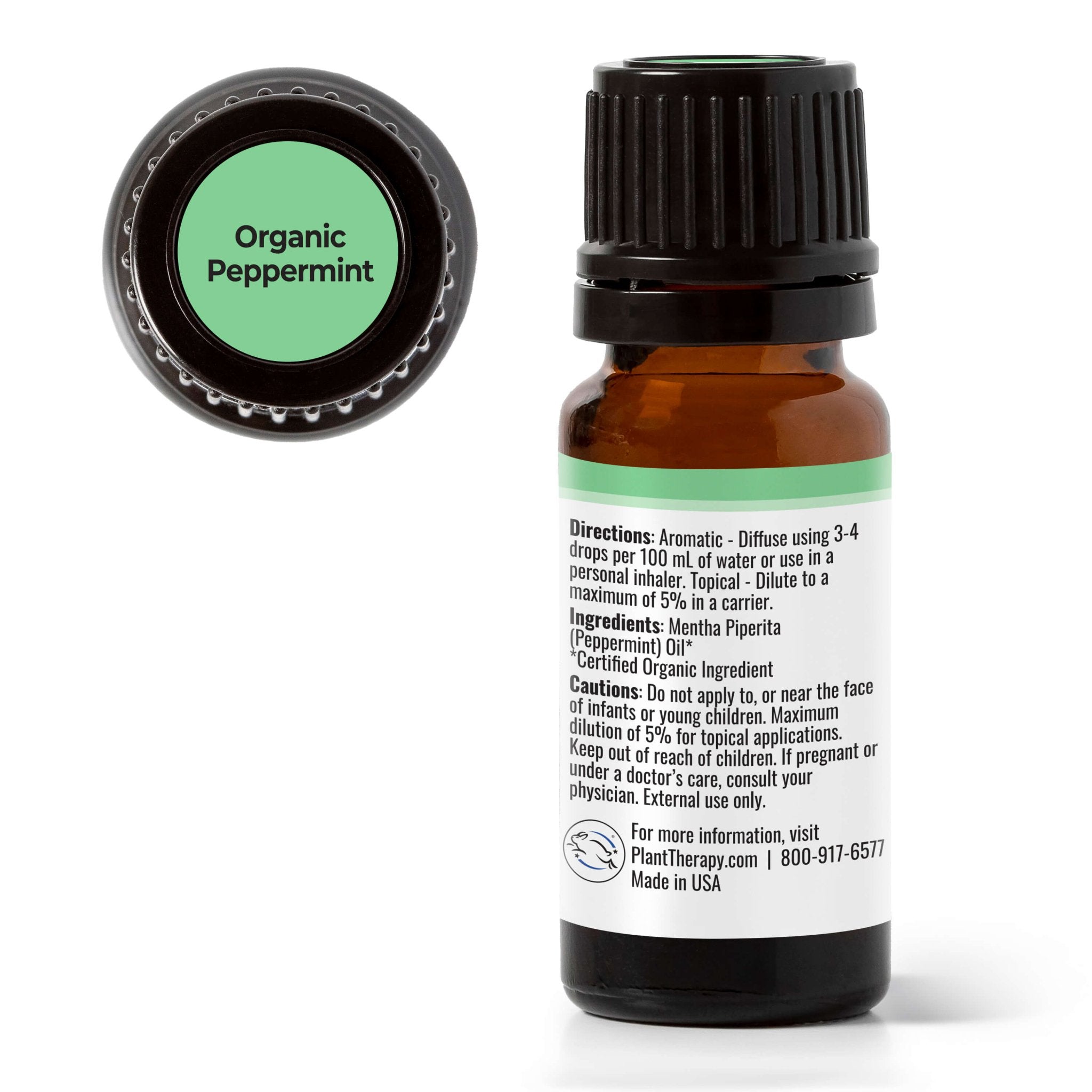 Organic Peppermint Essential Oil Plant Therapy