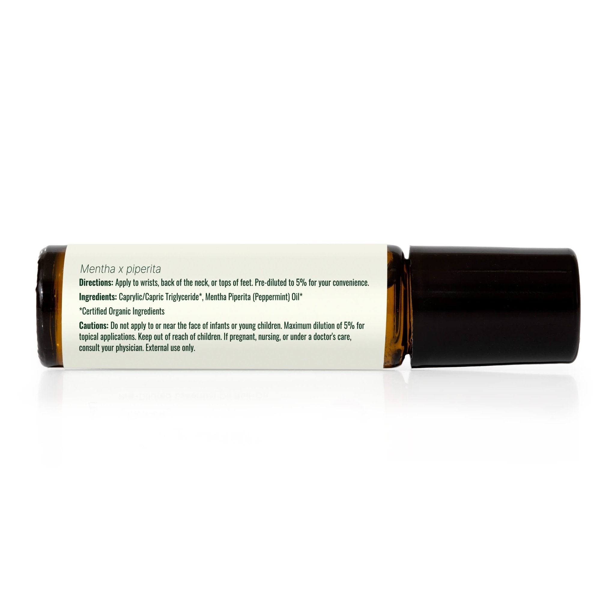 Organic Peppermint Essential Oil Pre - Diluted Roll - On Plant Therapy
