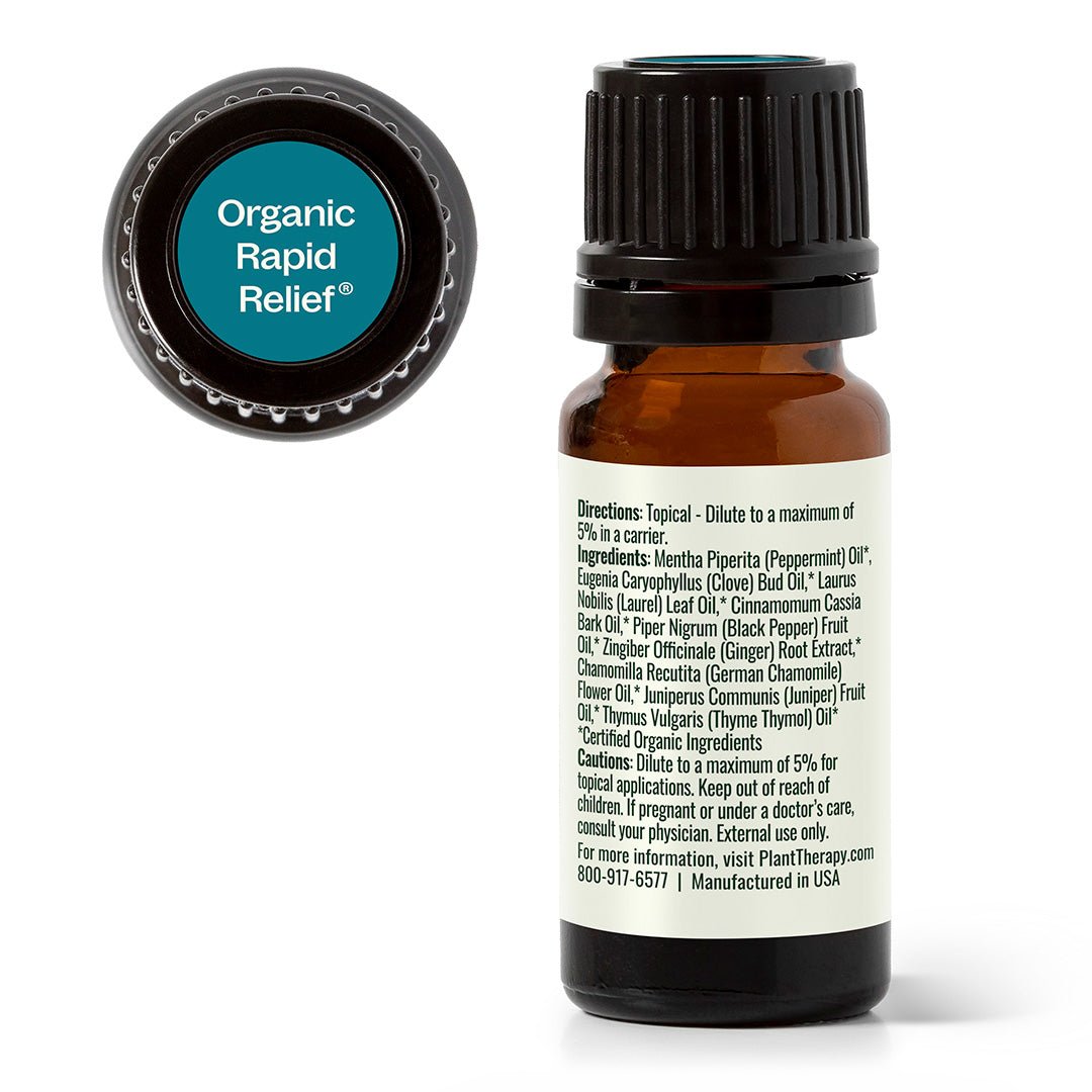 Organic Rapid Relief Essential Oil Blend Plant Therapy