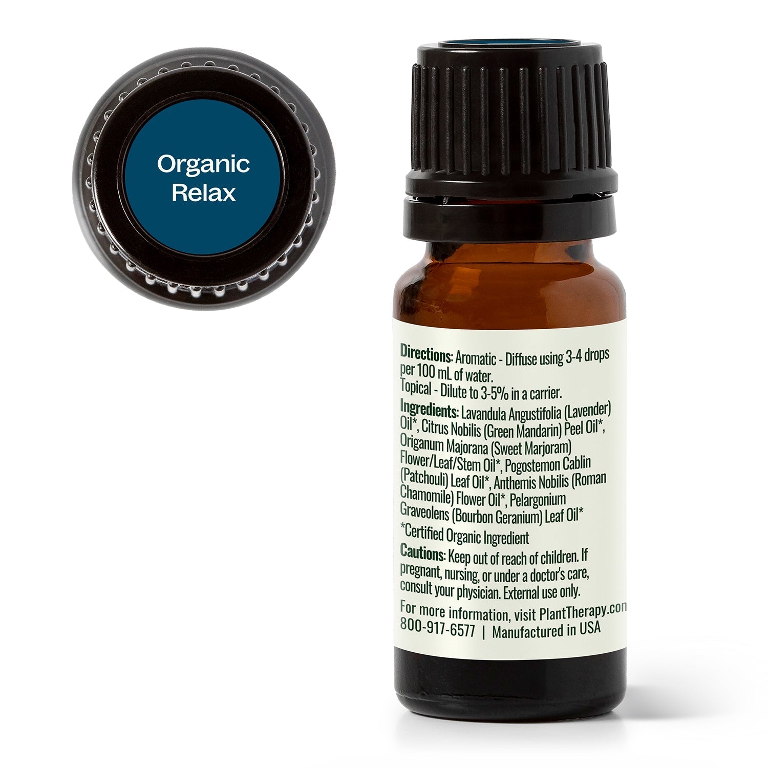 Organic Relax Essential Oil Blend Plant Therapy