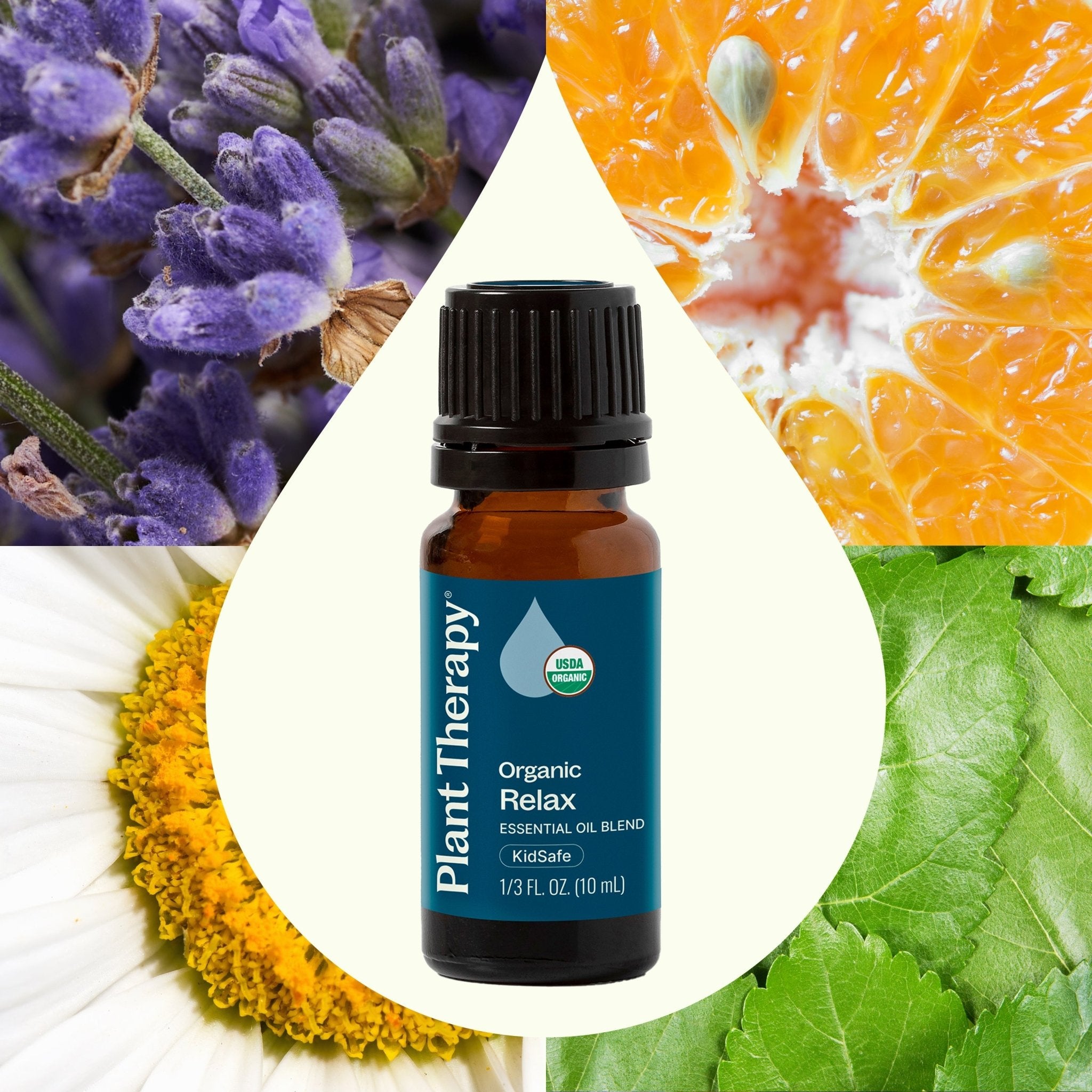 Organic Relax Essential Oil Blend Plant Therapy