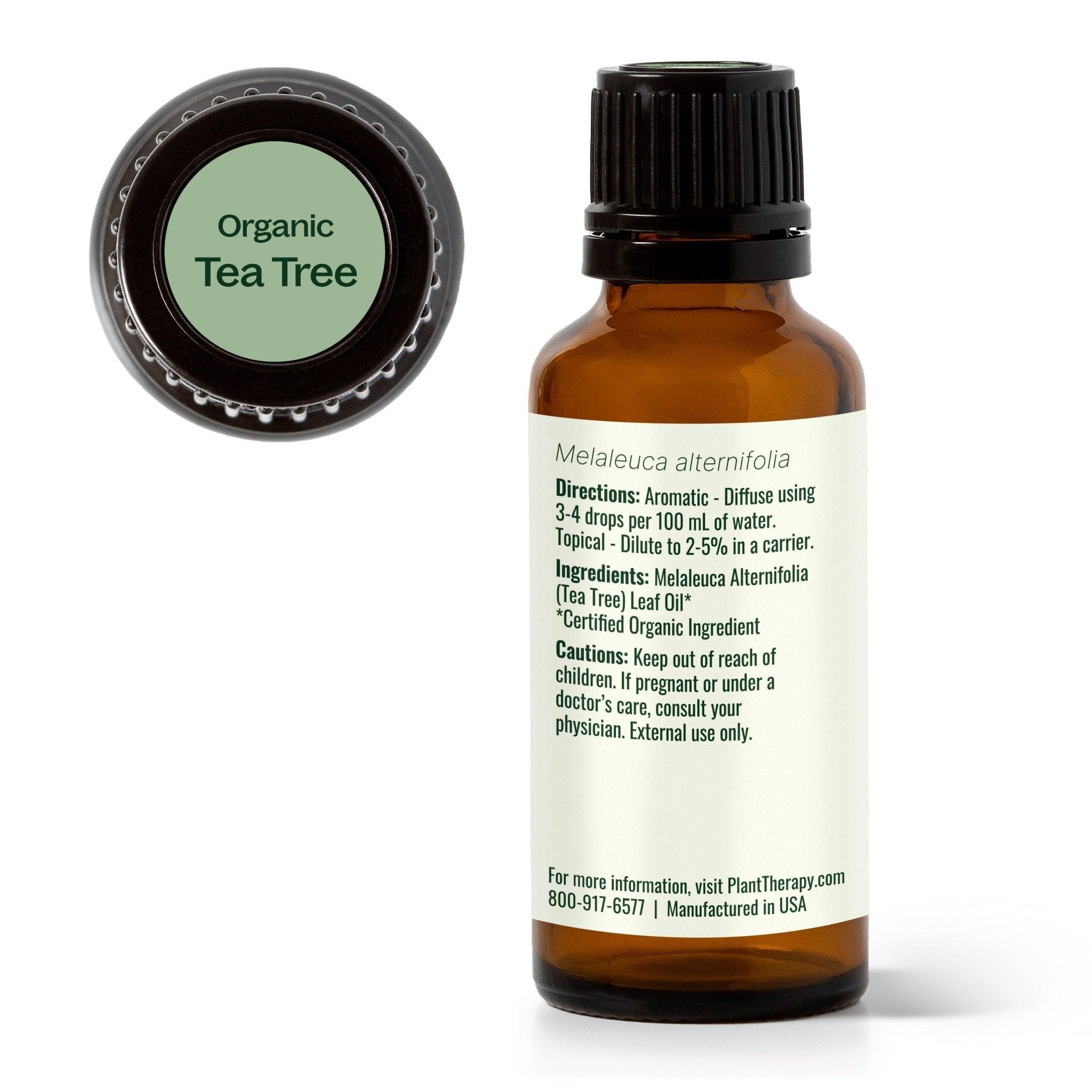 Organic Tea Tree Essential Oil Plant Therapy