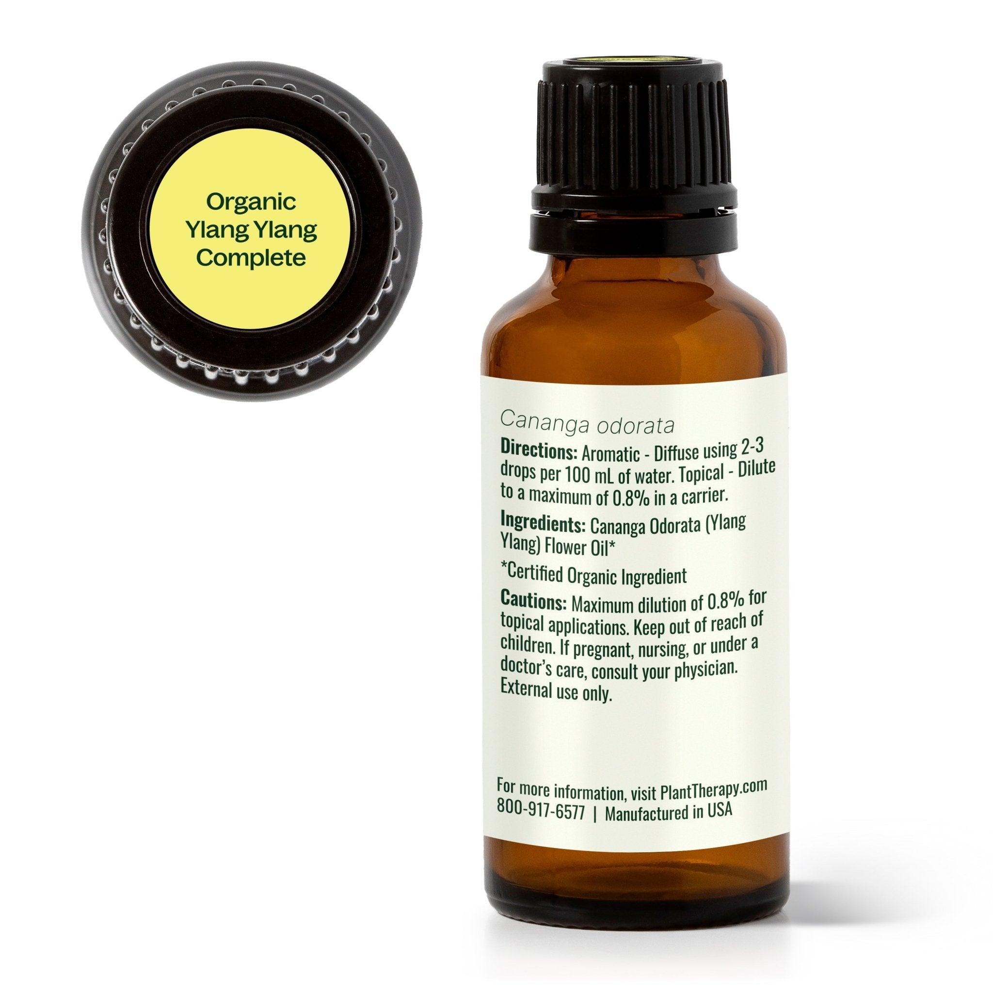 Organic Ylang Ylang Complete Essential Oil Plant Therapy