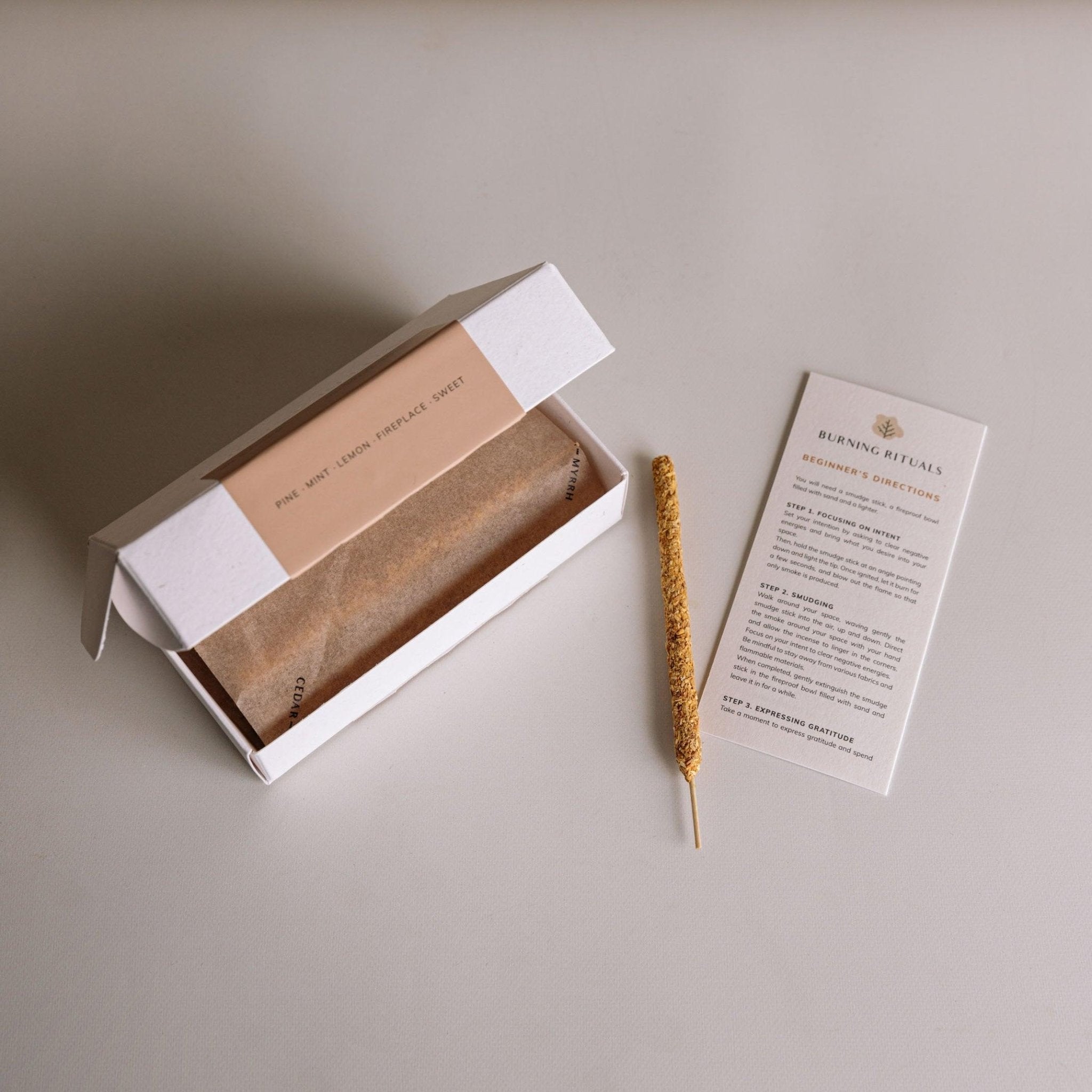 Palo Santo Short Incense Sticks – Hand - Rolled in Peru (30 Sticks) CEDAR AND MYRRH