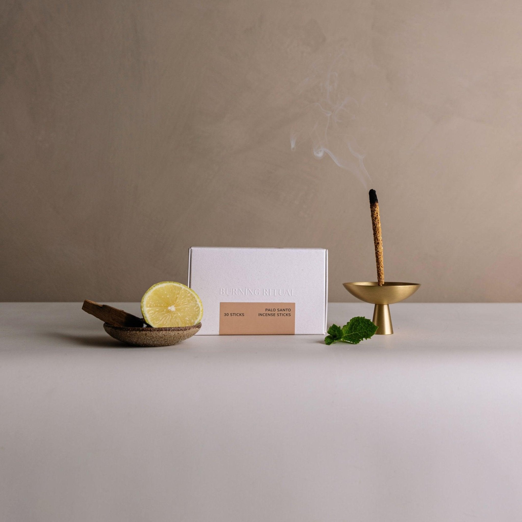 Palo Santo Short Incense Sticks – Hand - Rolled in Peru (30 Sticks) CEDAR AND MYRRH