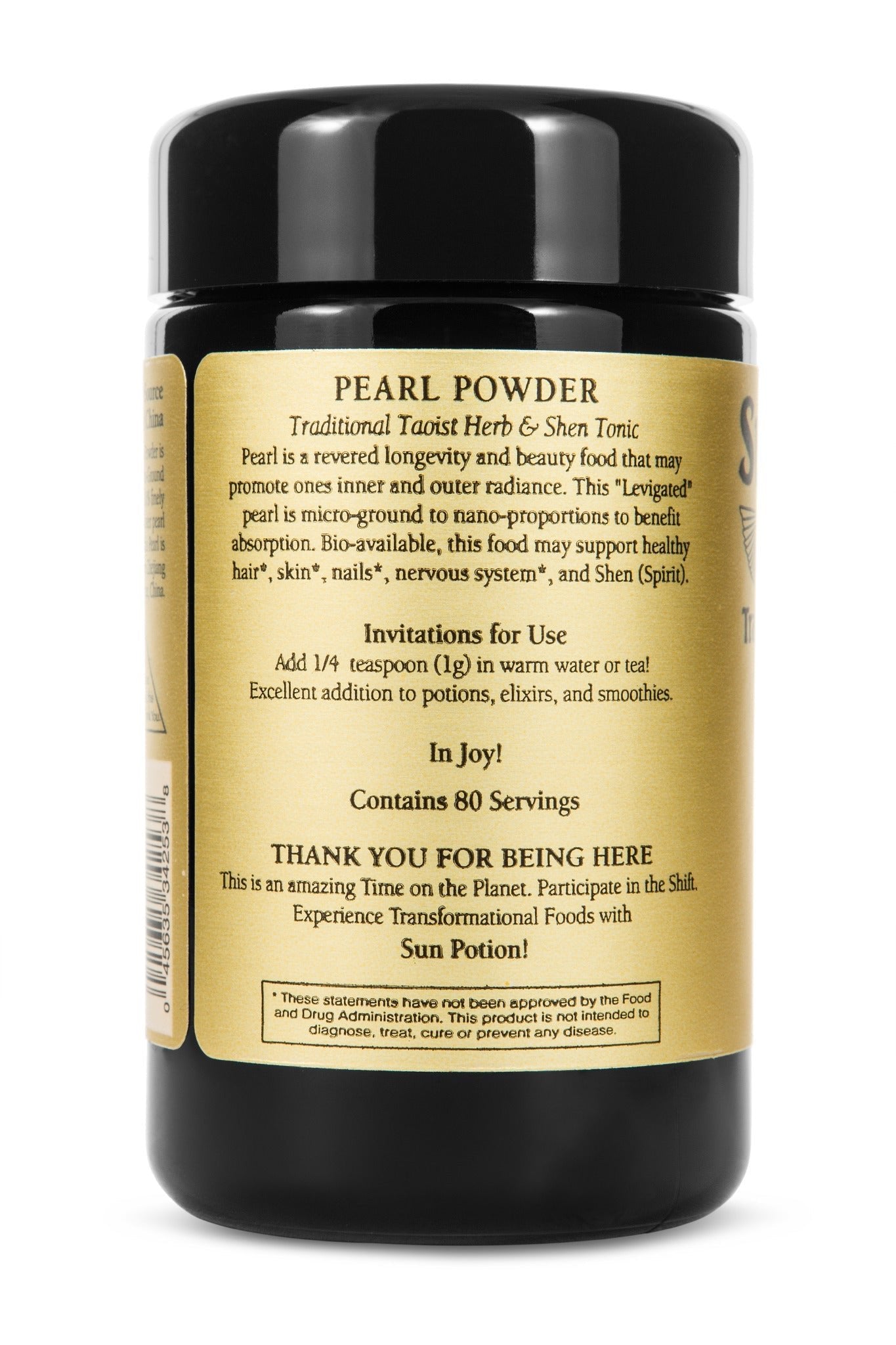 Pearl Powder (sustainable, freshwater) Sun Potion