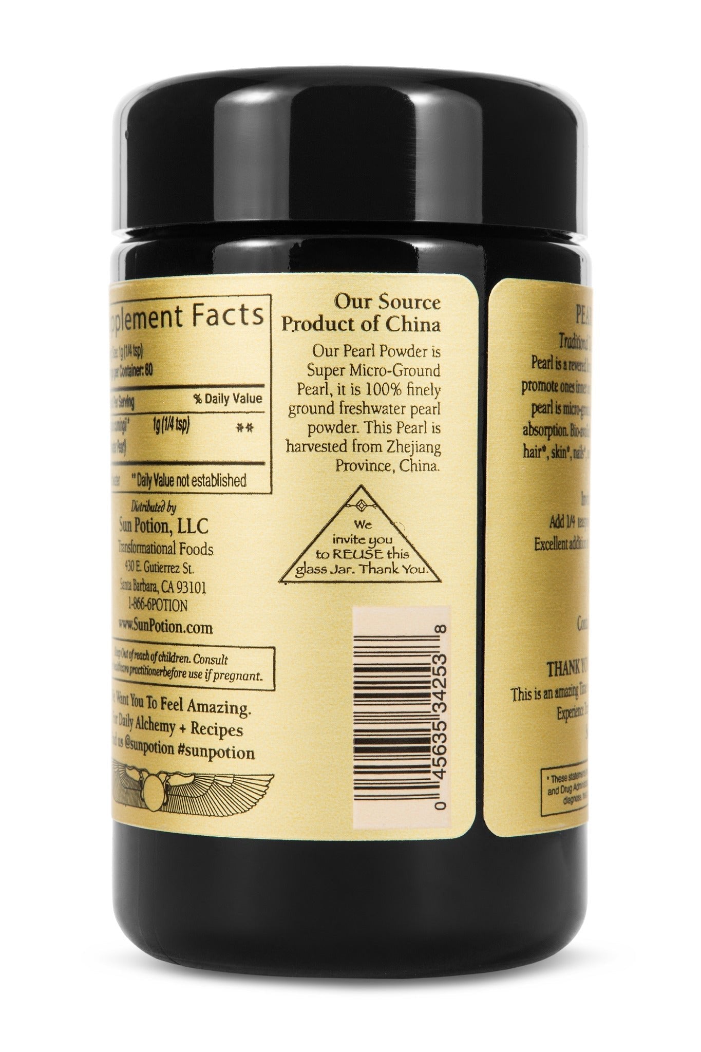 Pearl Powder (sustainable, freshwater) Sun Potion