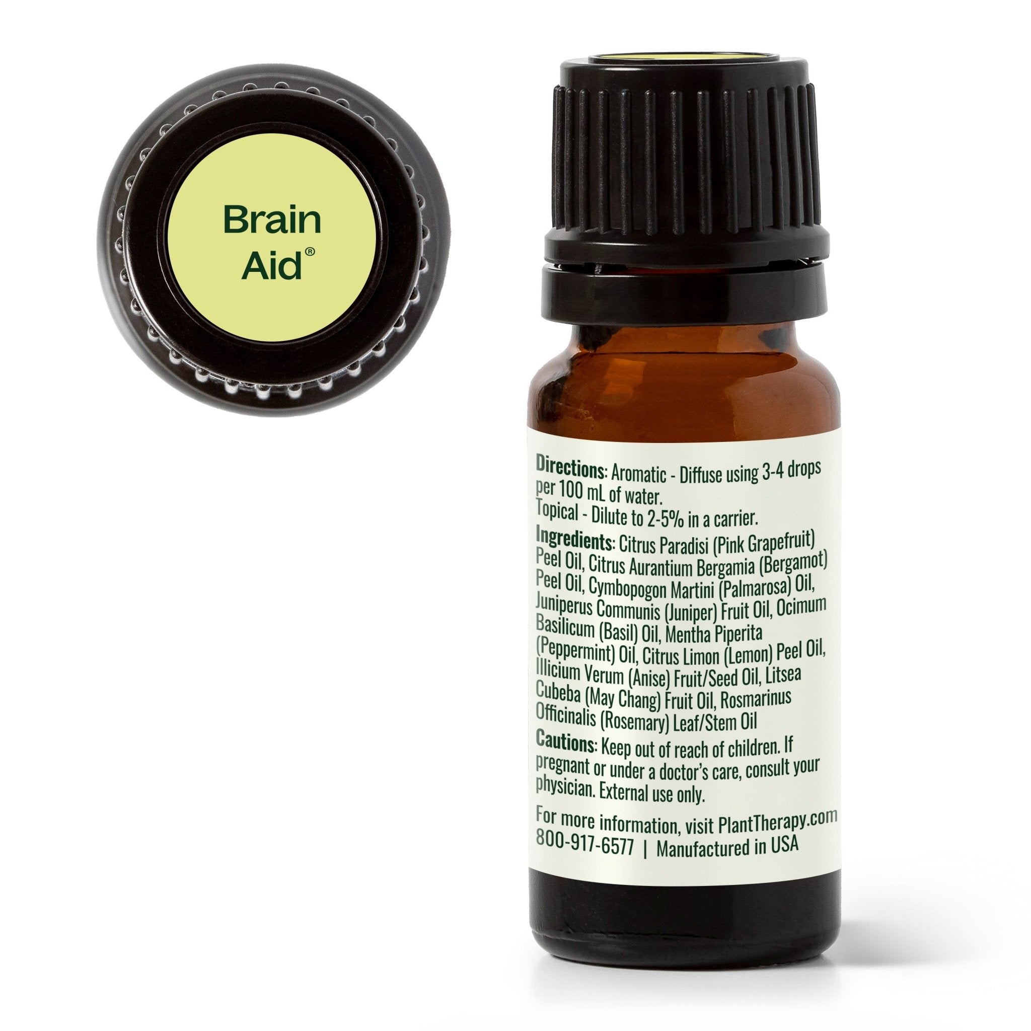Plant Therapy Brain Aid Essential Oil Blend