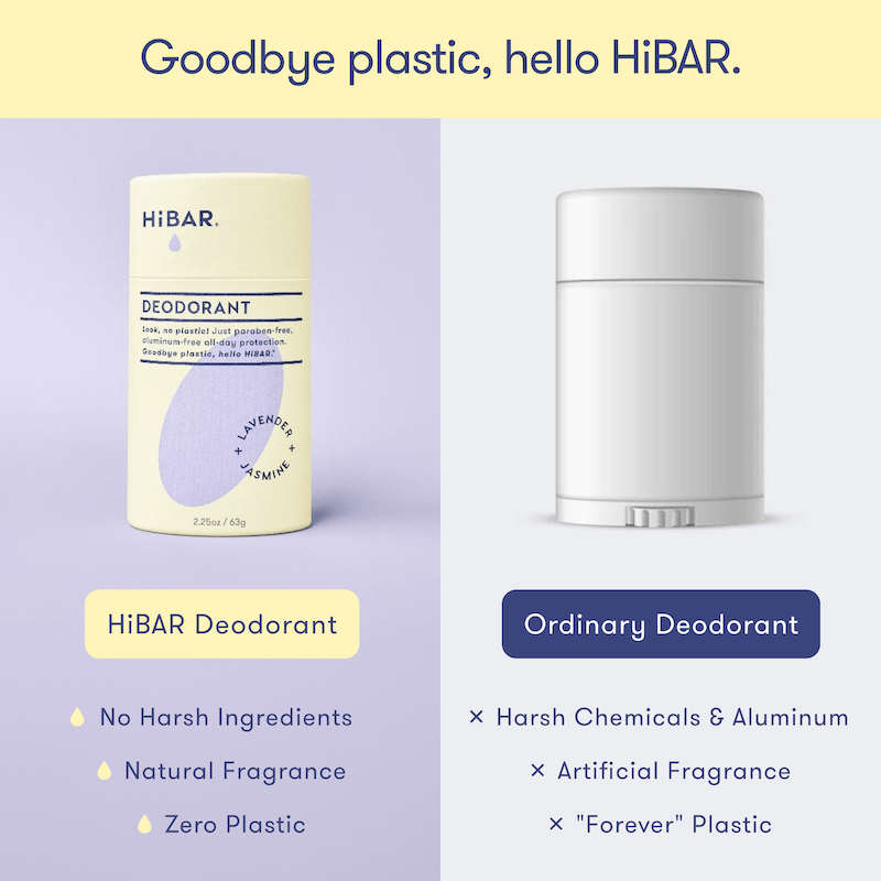 Plastic - Free Deodorant HiBAR