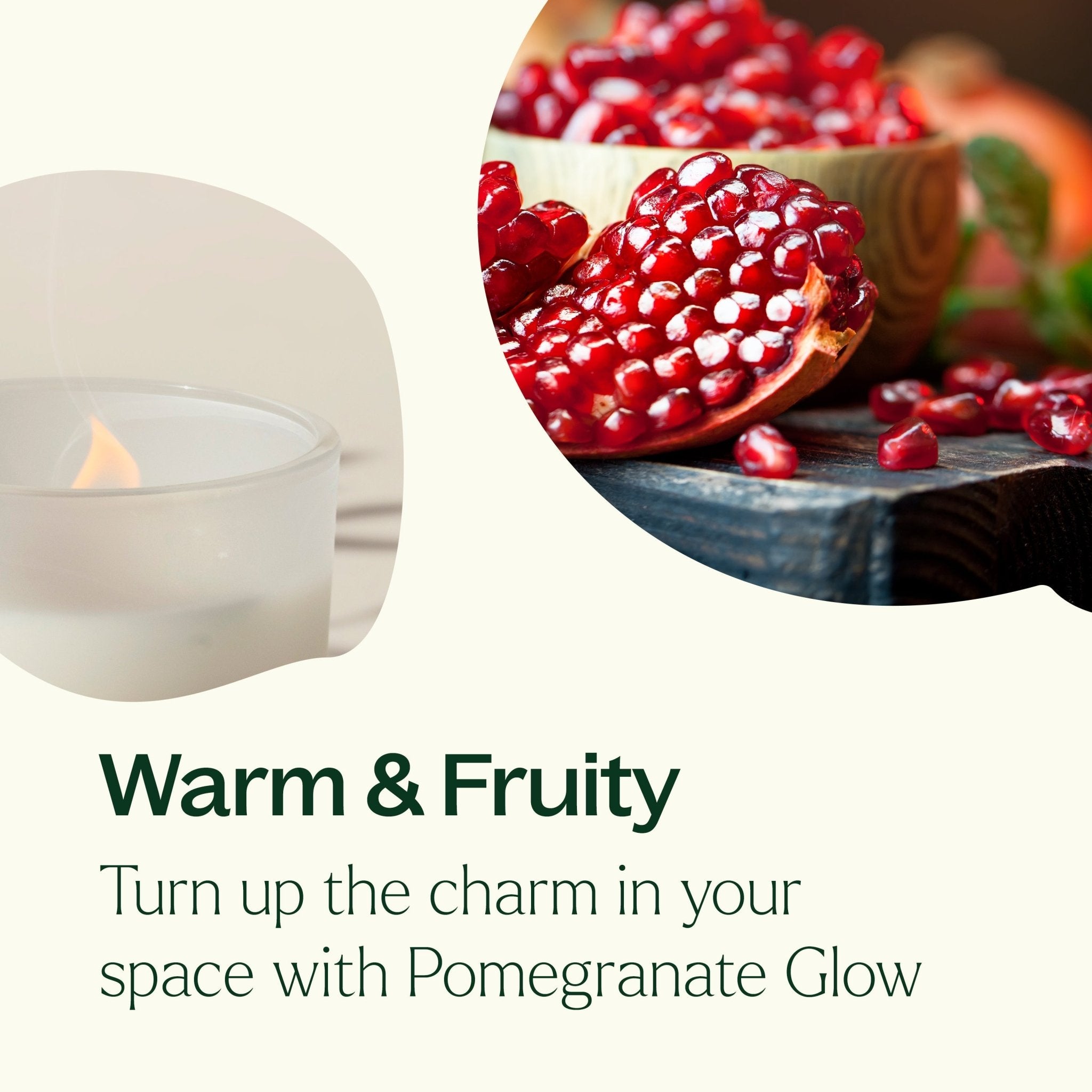 Pomegranate Glow Naturally Scented Candle Plant Therapy