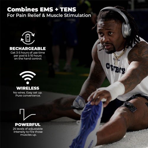PRO Wireless Muscle Stimulator with TENS + EMS iReliev