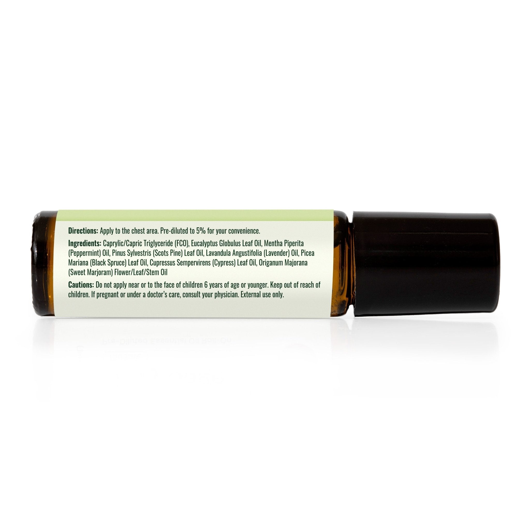 Respir Aid Essential Oil Blend Pre - Diluted Roll - On Plant Therapy