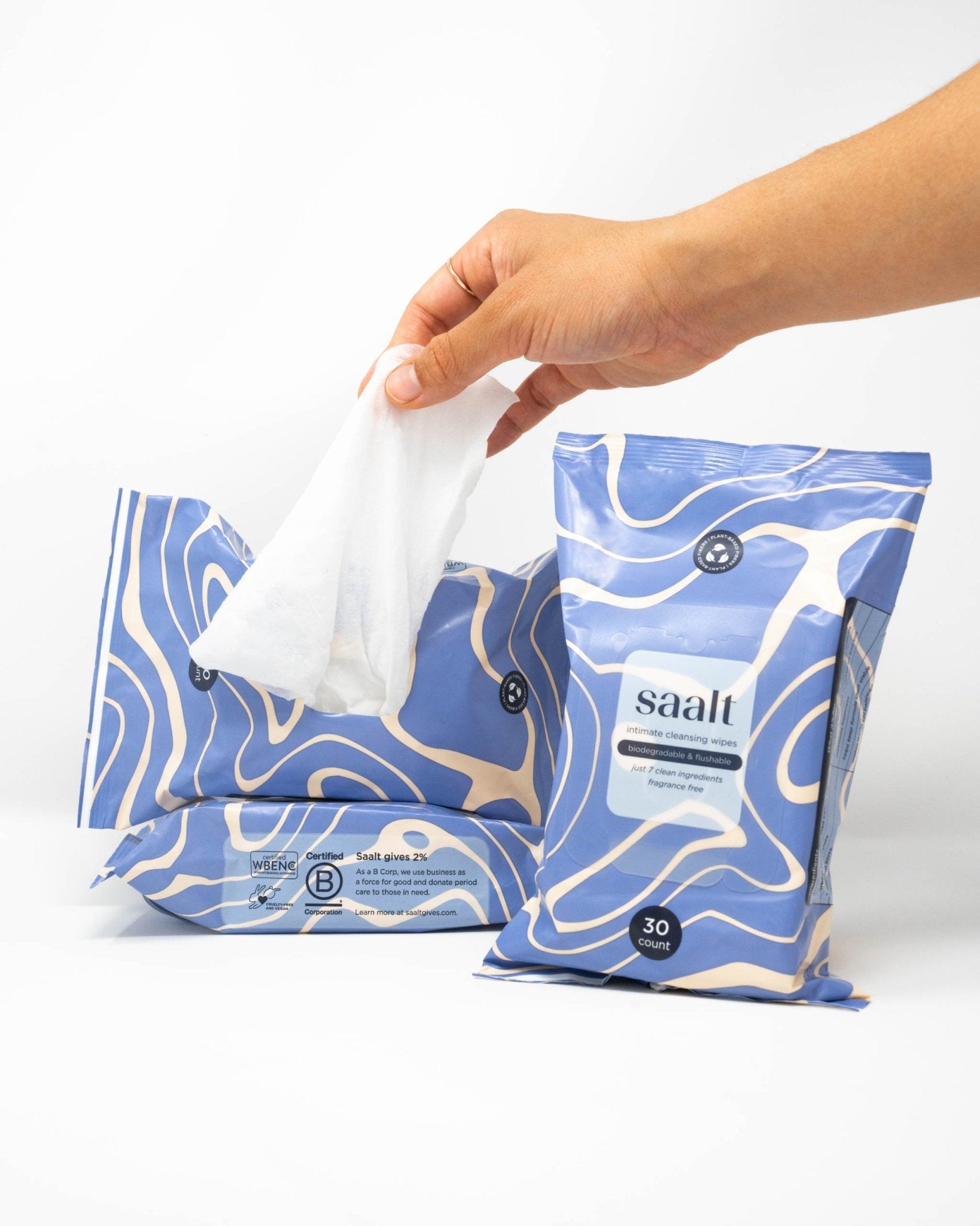 Saalt Intimate Cleansing Wipes Saalt