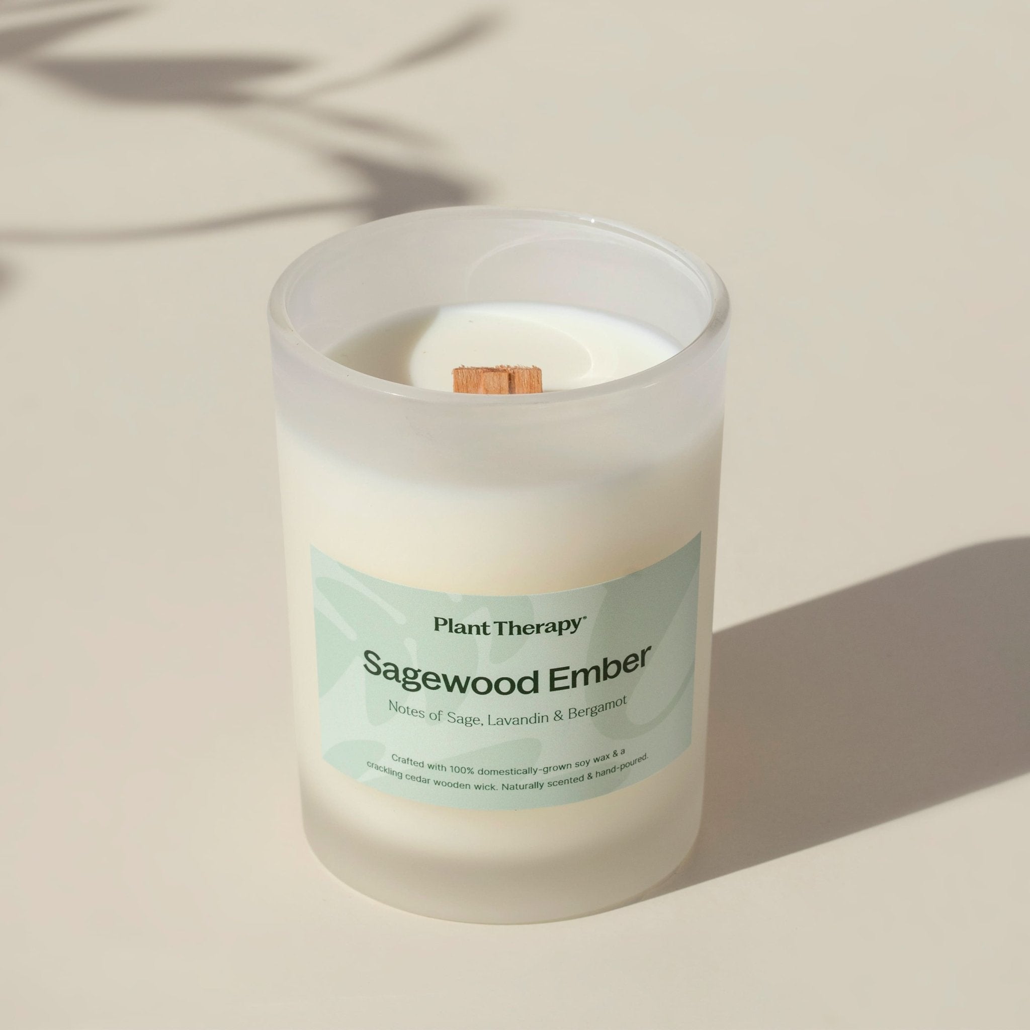 Sagewood Ember Naturally Scented Candle Plant Therapy