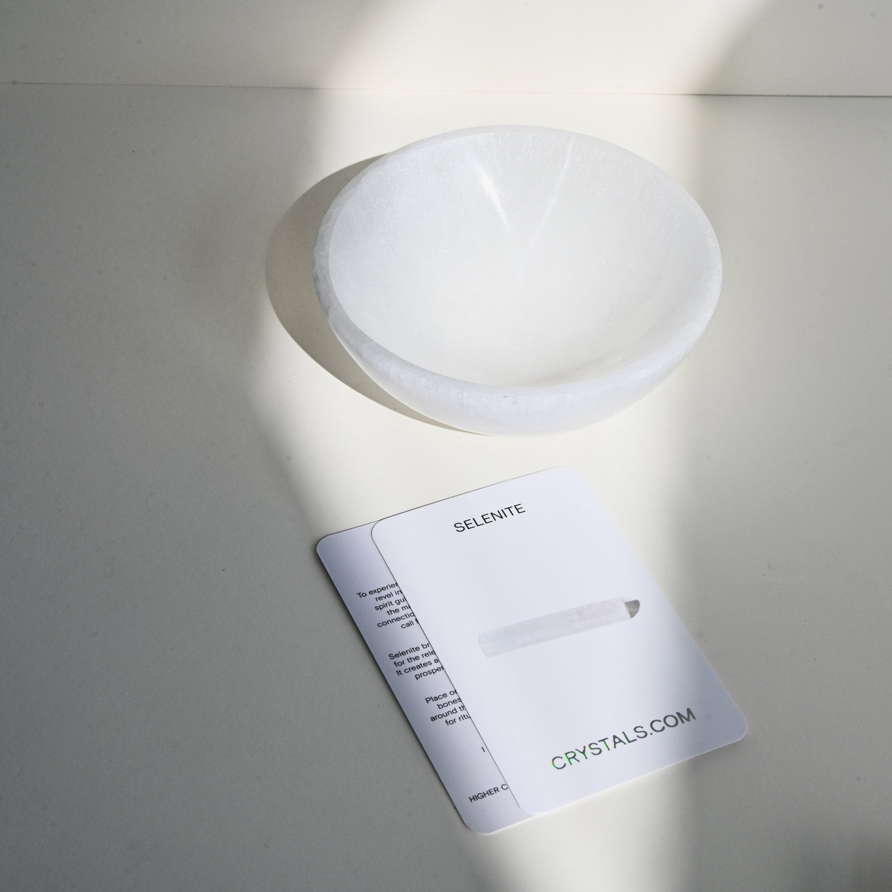 Selenite Bowl CRYSTALS.COM