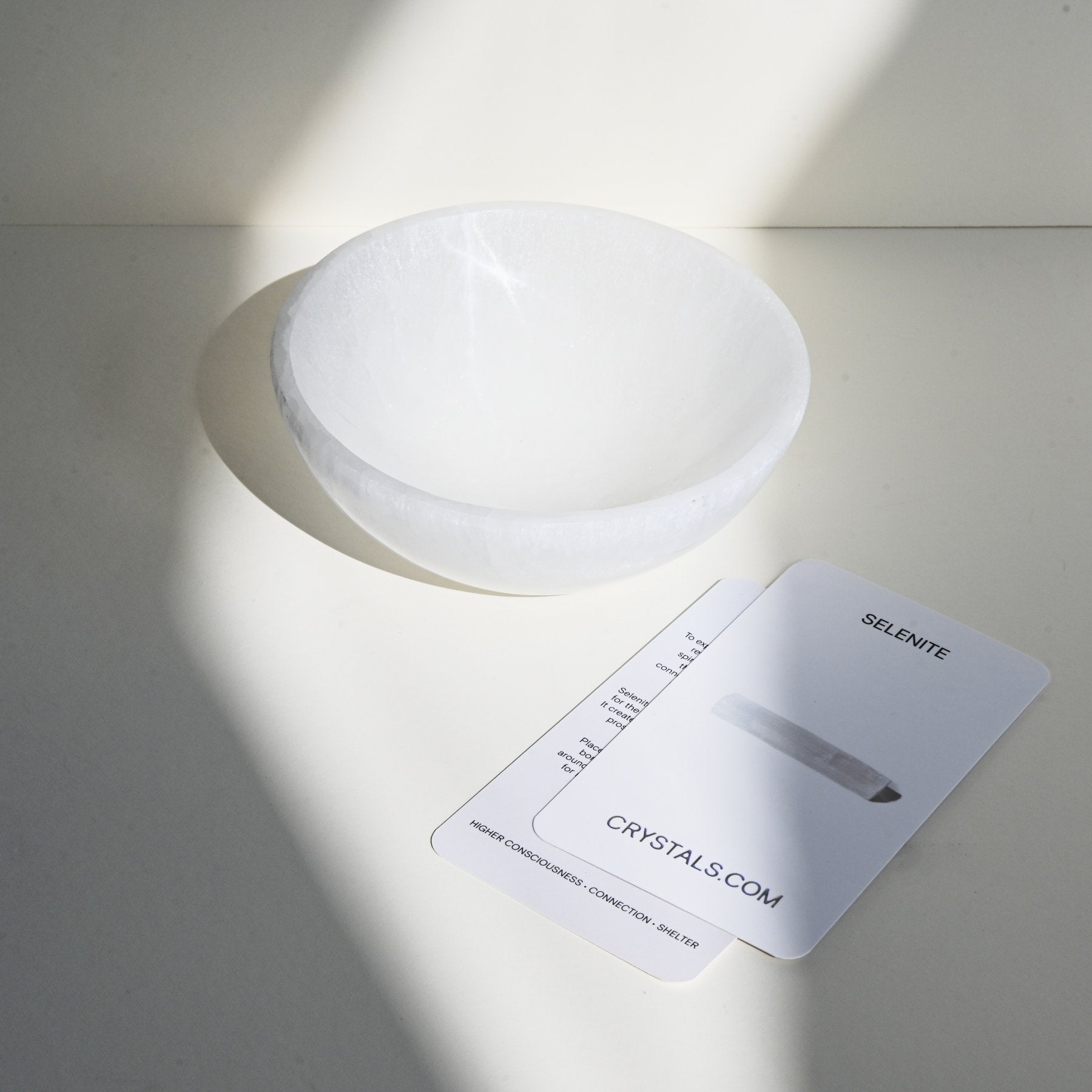 Selenite Bowl CRYSTALS.COM