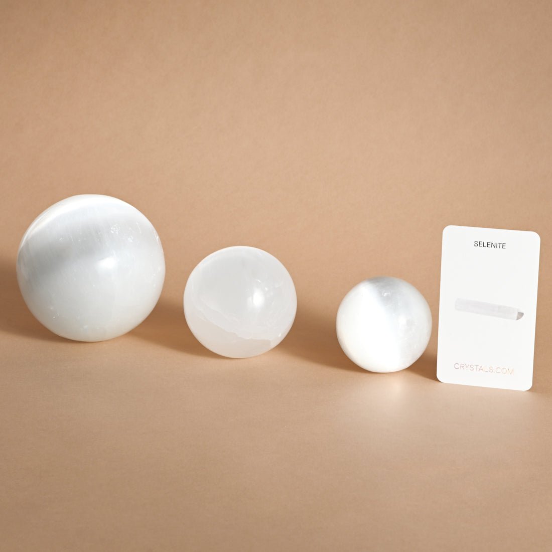 Selenite Sphere - Harmony CRYSTALS.COM