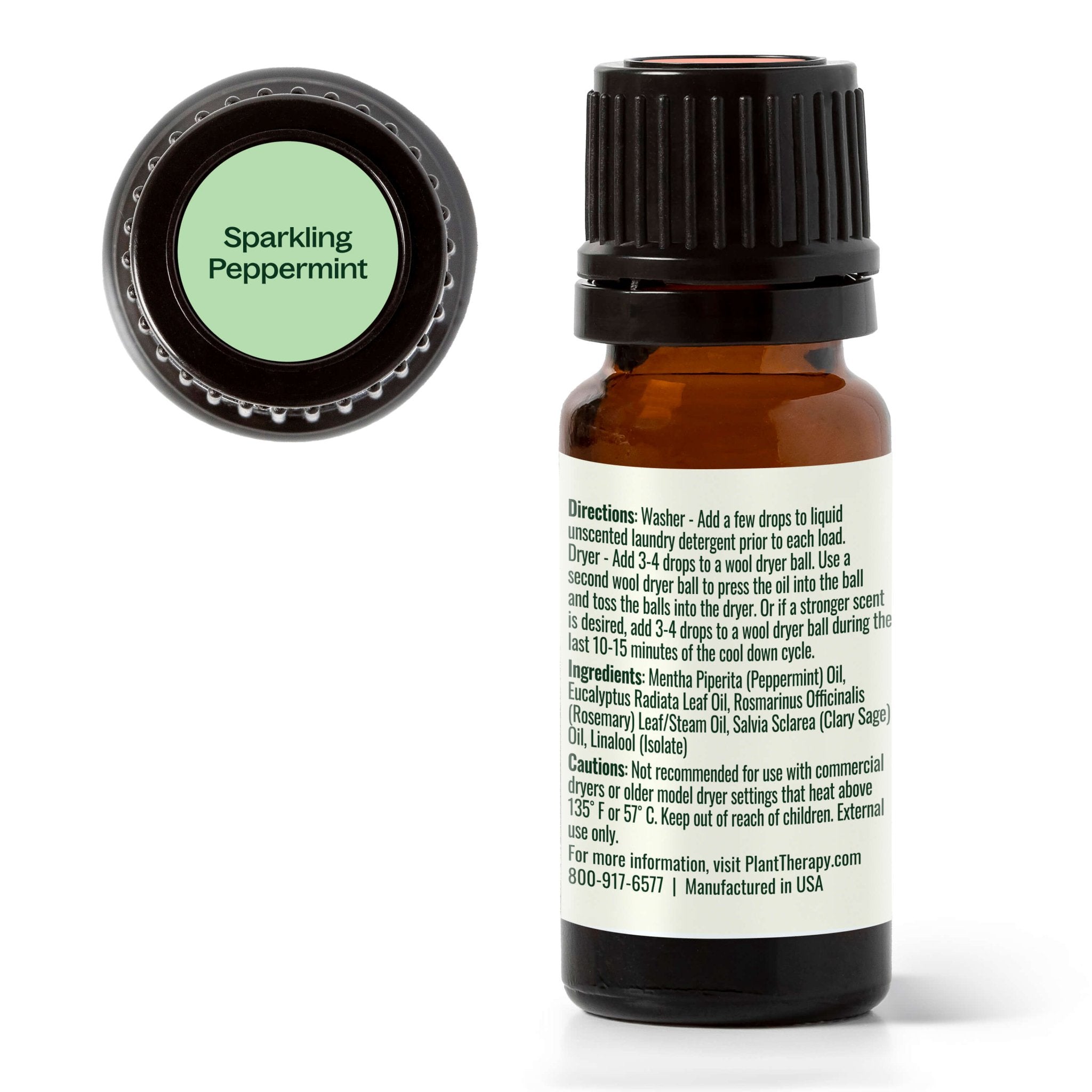 Sparkling Peppermint Laundry Essential Oil Blend Plant Therapy