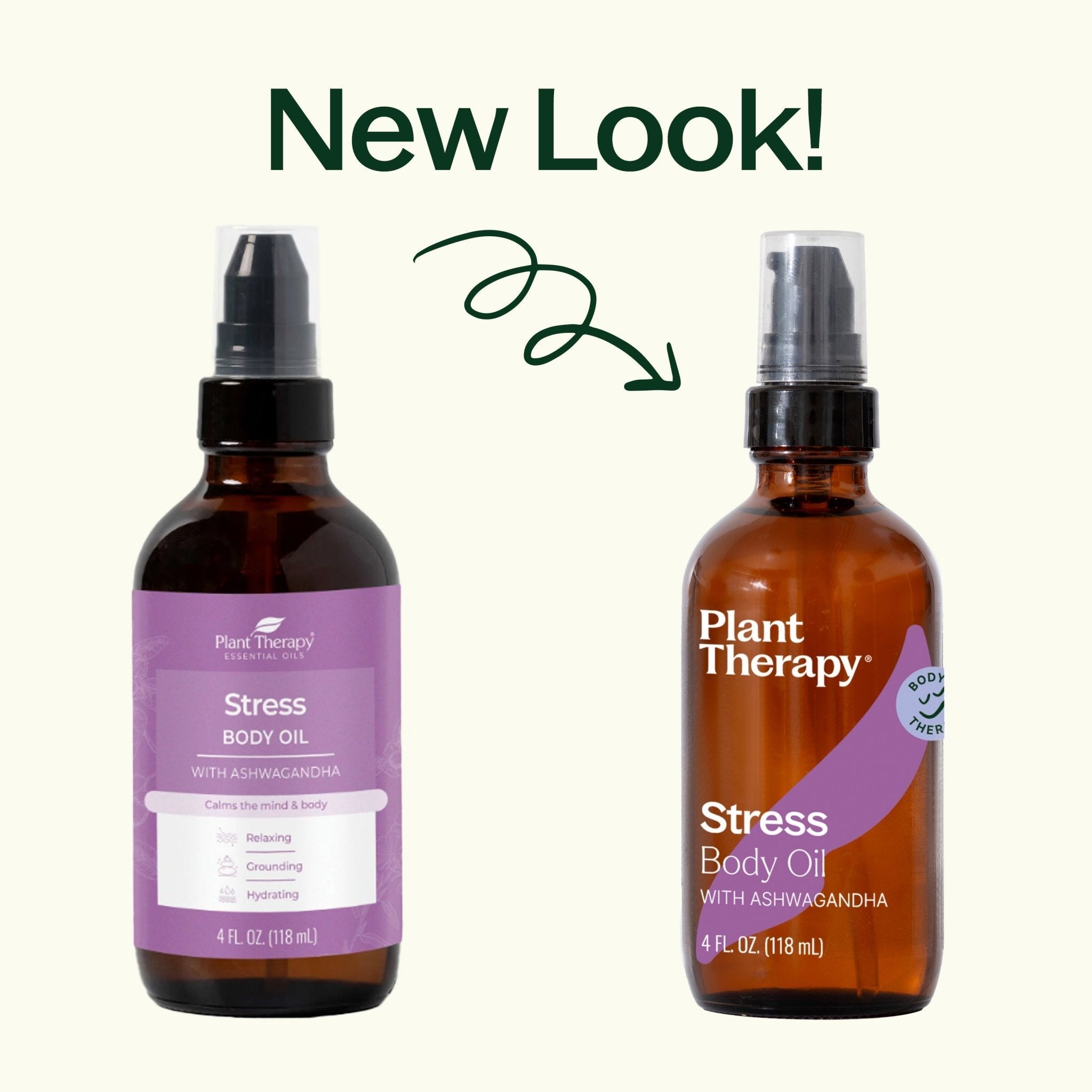 Stress Body Oil with Ashwagandha Plant Therapy