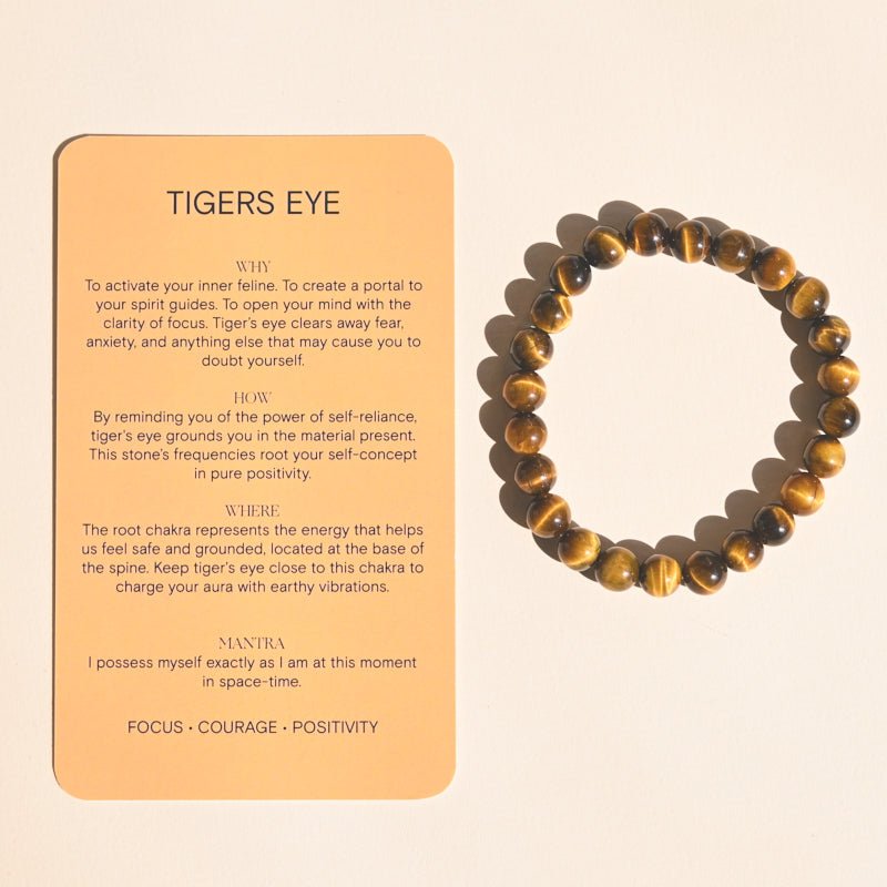 Tiger’s Eye Bracelet - COURAGE + JOY CRYSTALS.COM