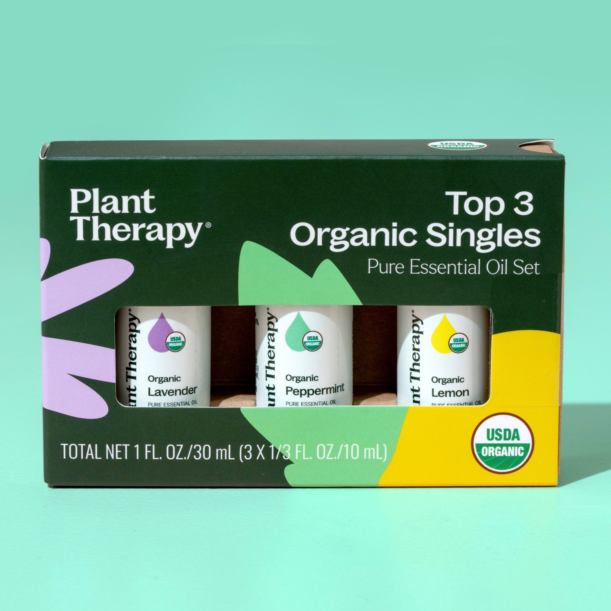 Top 3 Organic Singles Set Plant Therapy