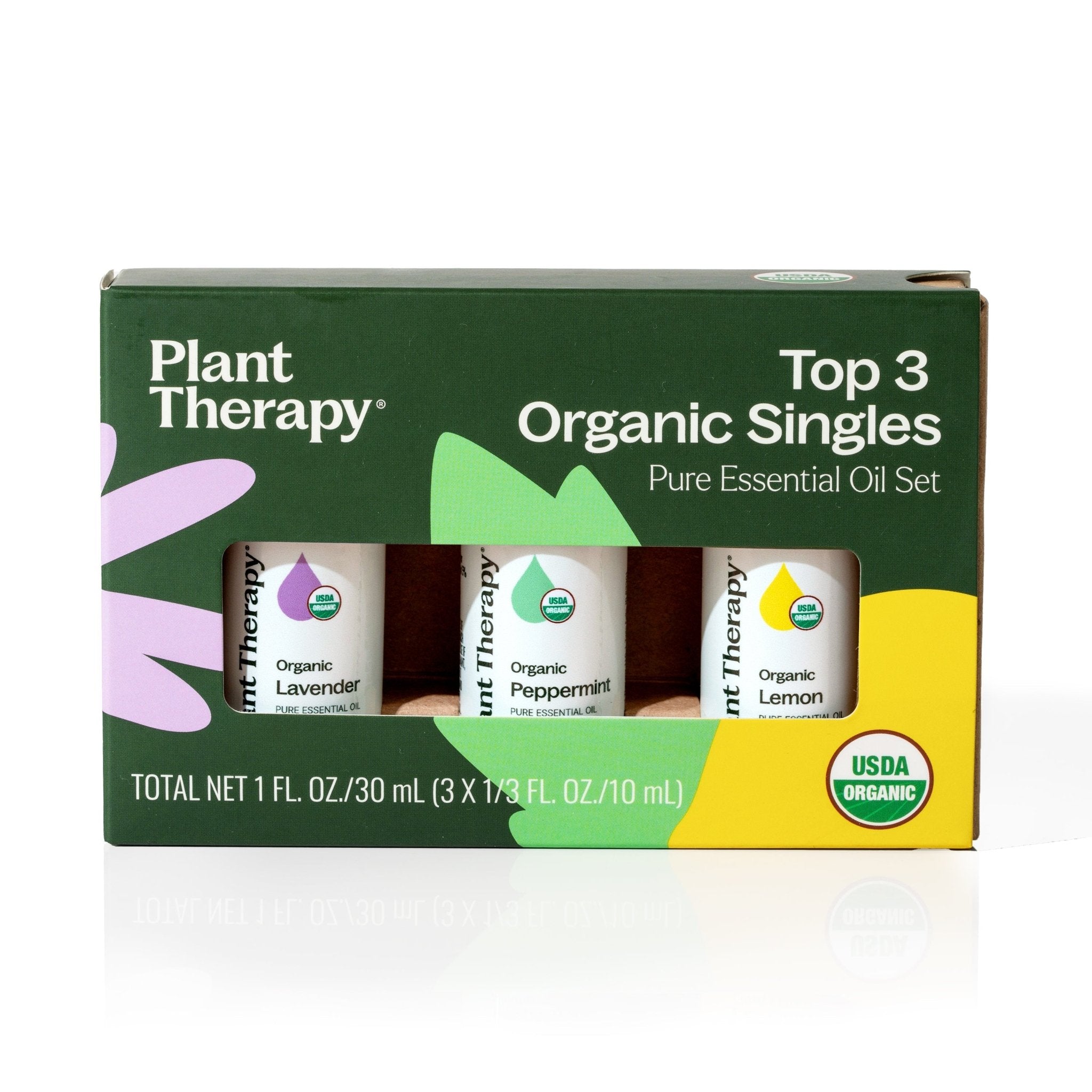 Top 3 Organic Singles Set Plant Therapy