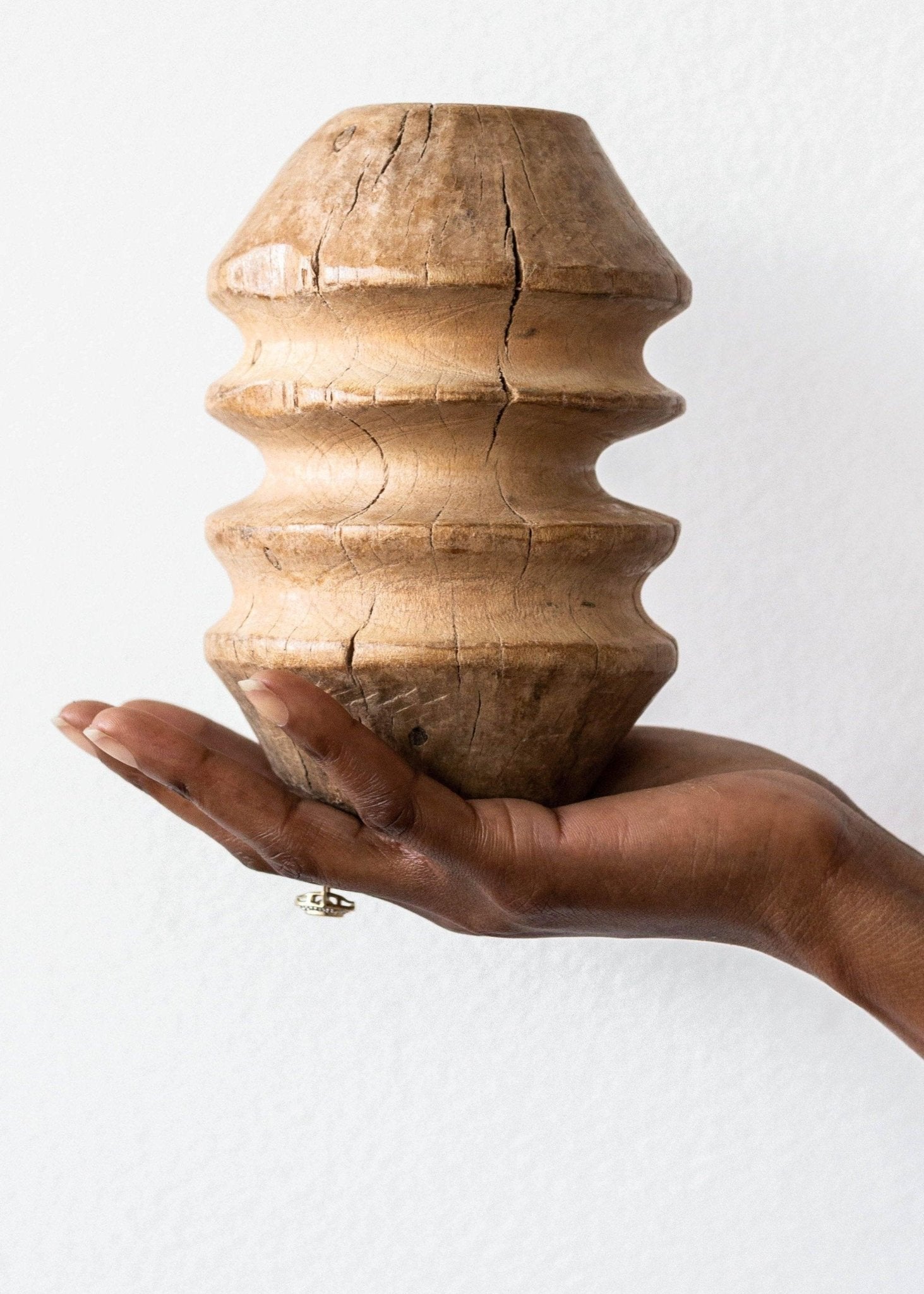 Tuareg Natural Petrified Wood Pulley Kanju Interiors