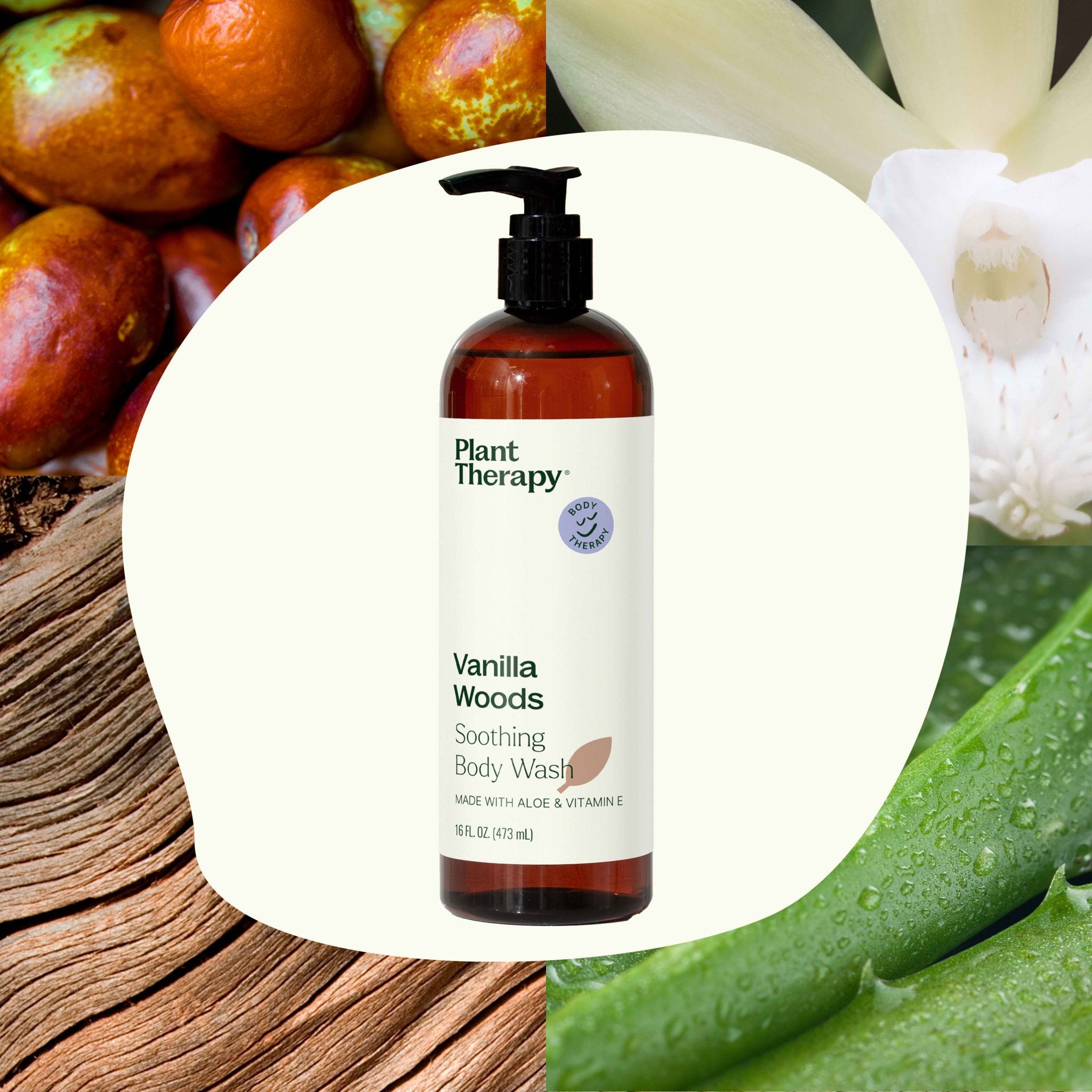 Vanilla Woods Body Wash Plant Therapy