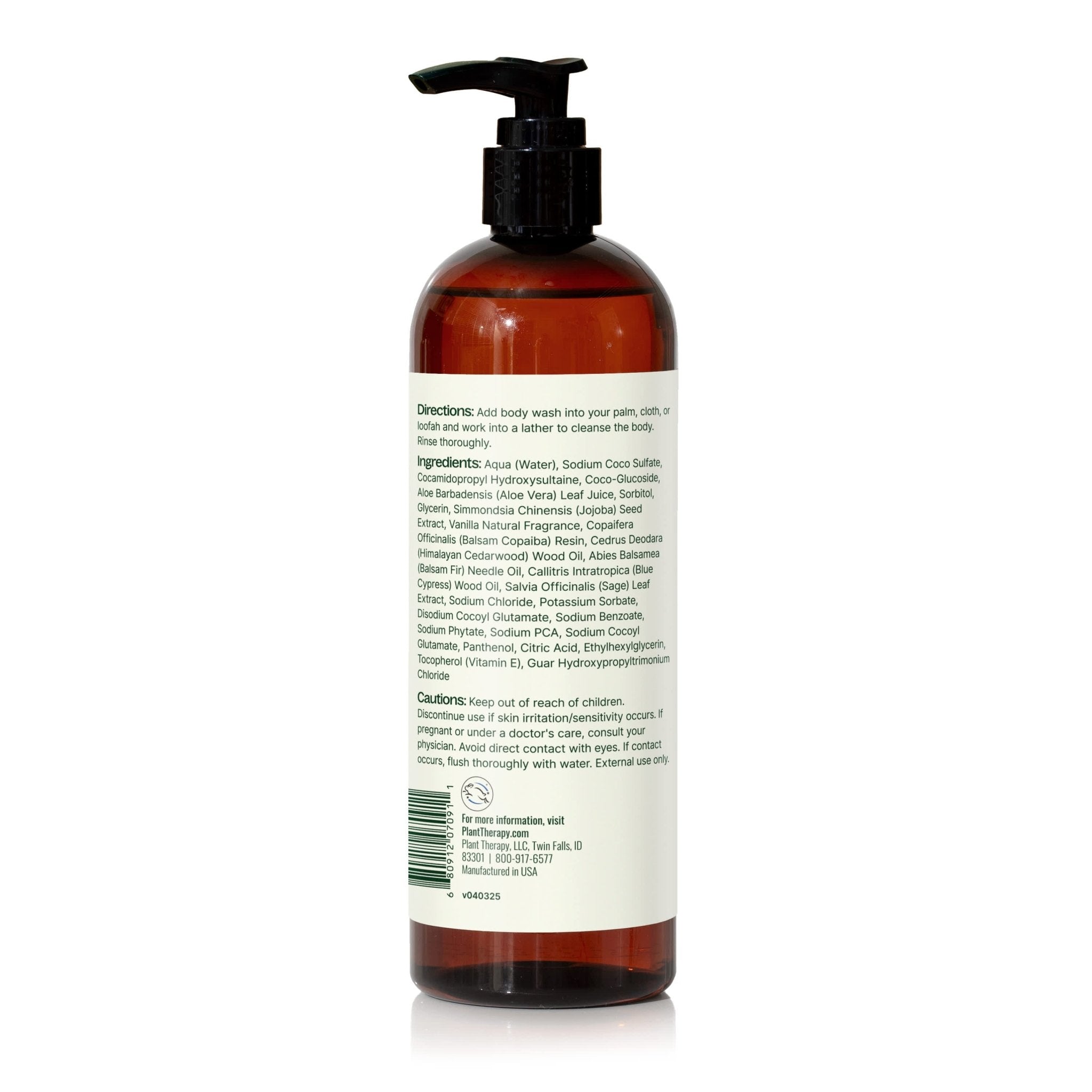 Vanilla Woods Body Wash Plant Therapy