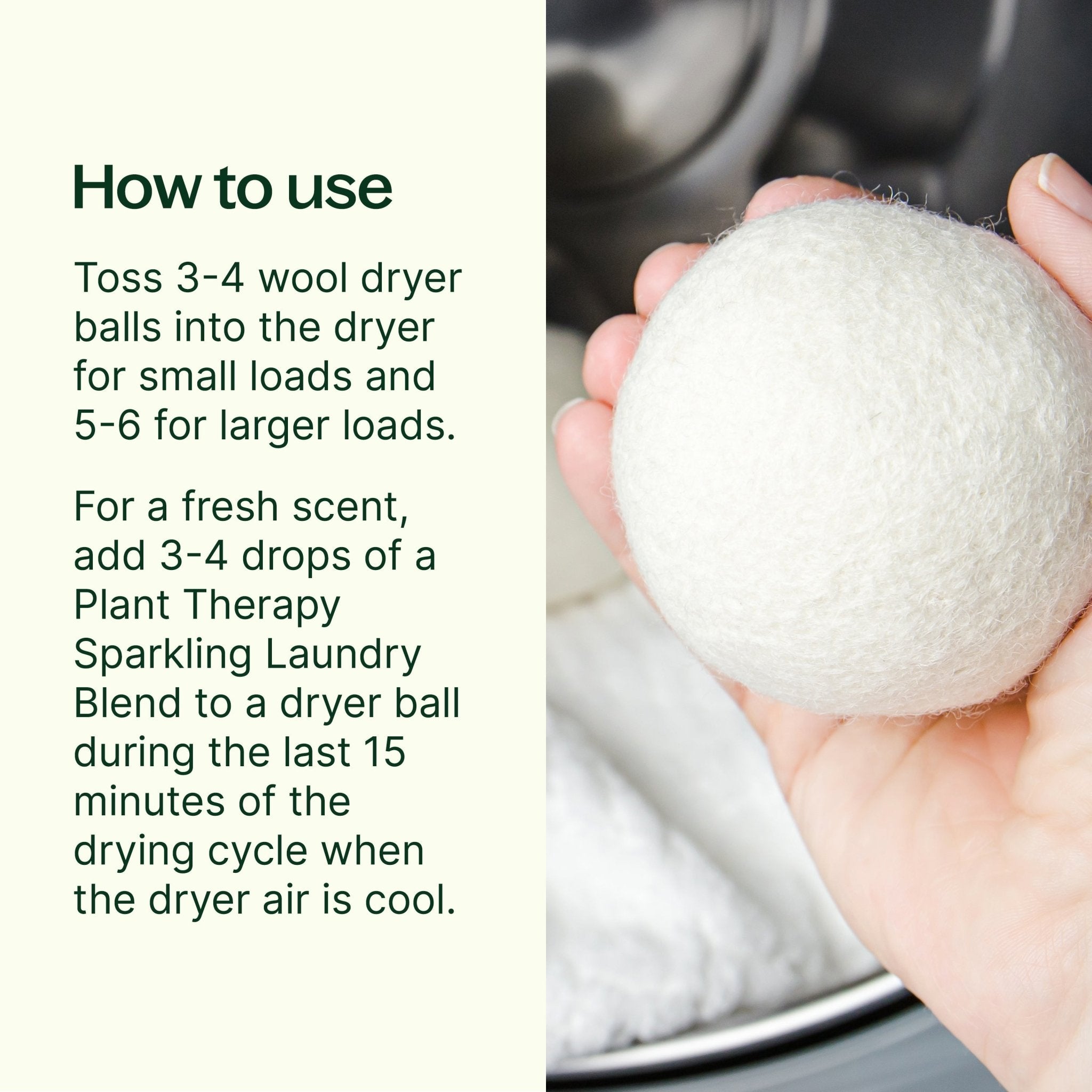 Wool Dryer Balls 6 - Pack Plant Therapy