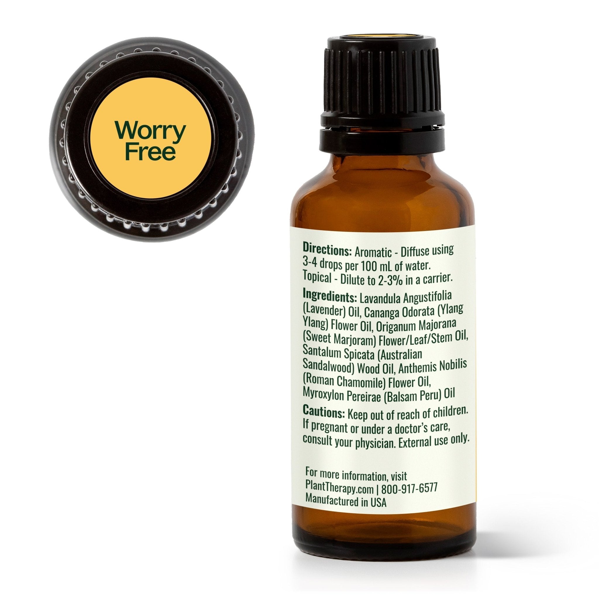 Worry Free Essential Oil Blend Plant Therapy