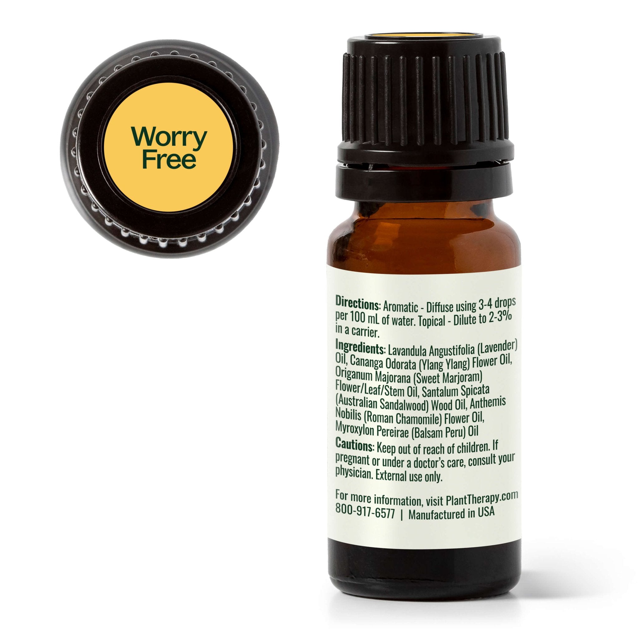 Worry Free Essential Oil Blend Plant Therapy